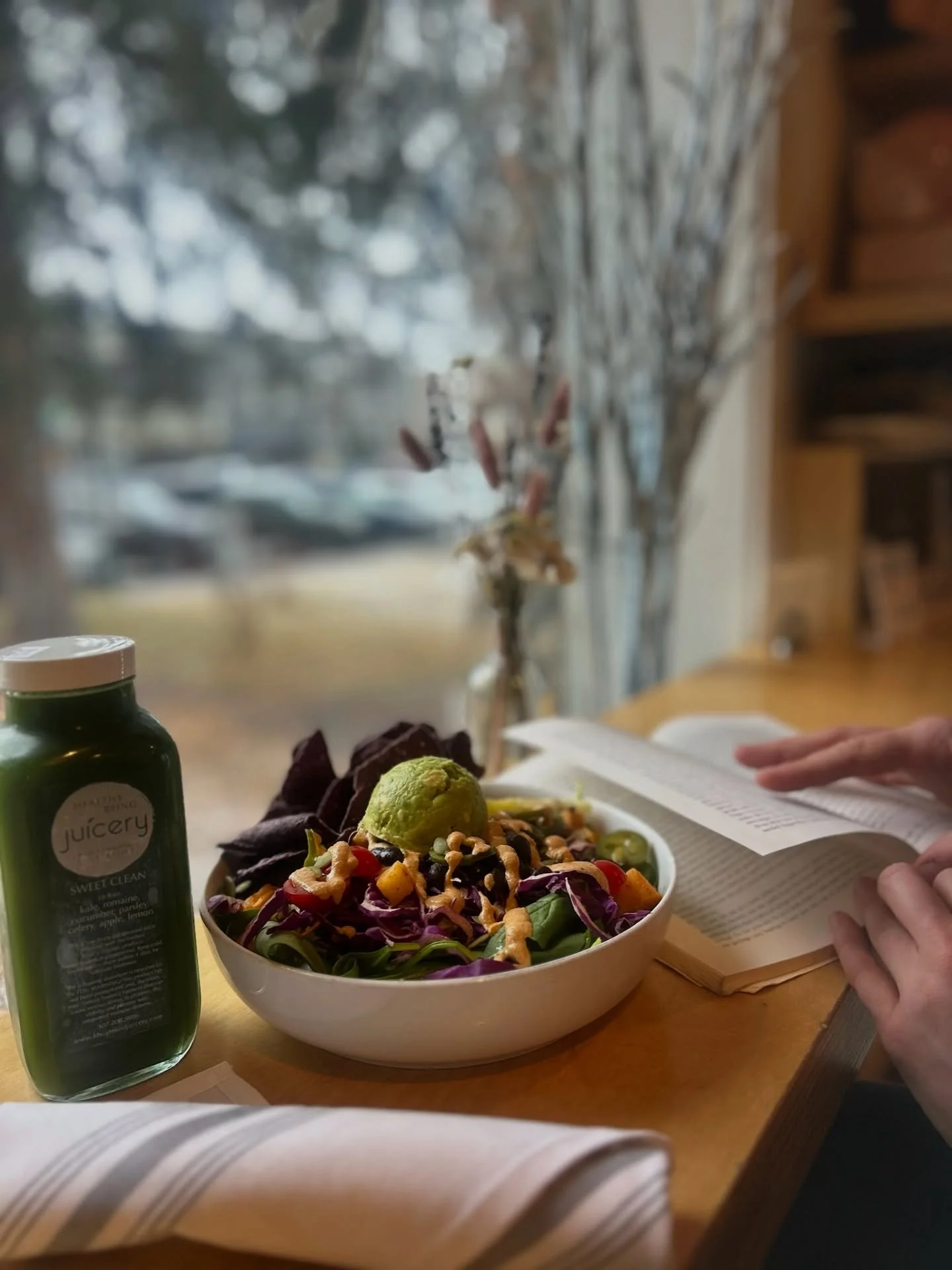 Slow afternoons, nourishing choices, and a moment just for you ✨📙

At Healthy Being, wellness isn&rsquo;t rushed, it&rsquo;s savored. A window seat, a vibrant, nourishing salad, and something inspiring to read&hellip; ✨🌈🥗

For the ones who do it a