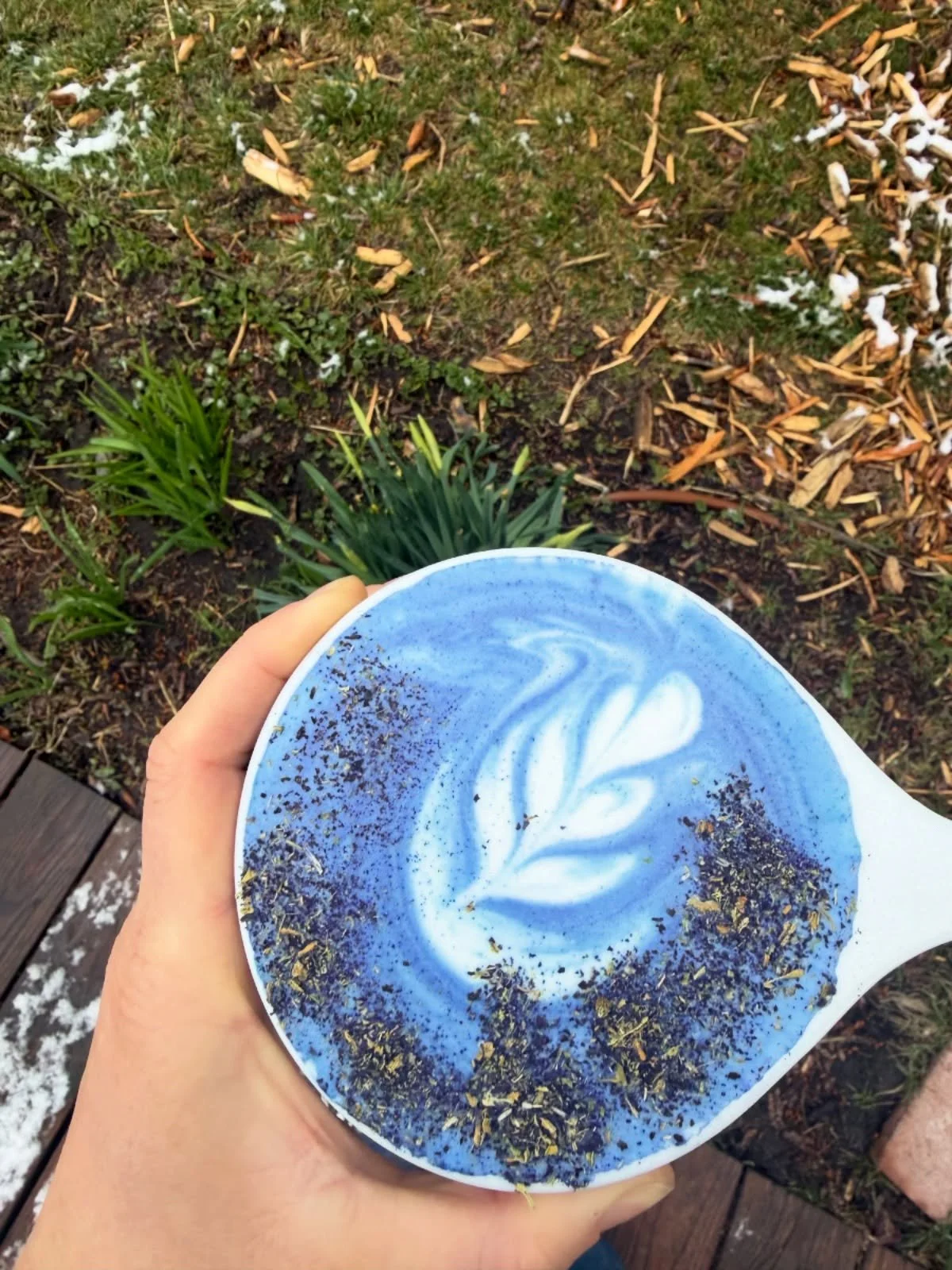 Please more &hellip; peace on earth 💙🙏
One dollar from every sale is donated to @protectourwaterjh ~ come sip the delicious latte of the month &amp; donate .. a sweet win win 🦋