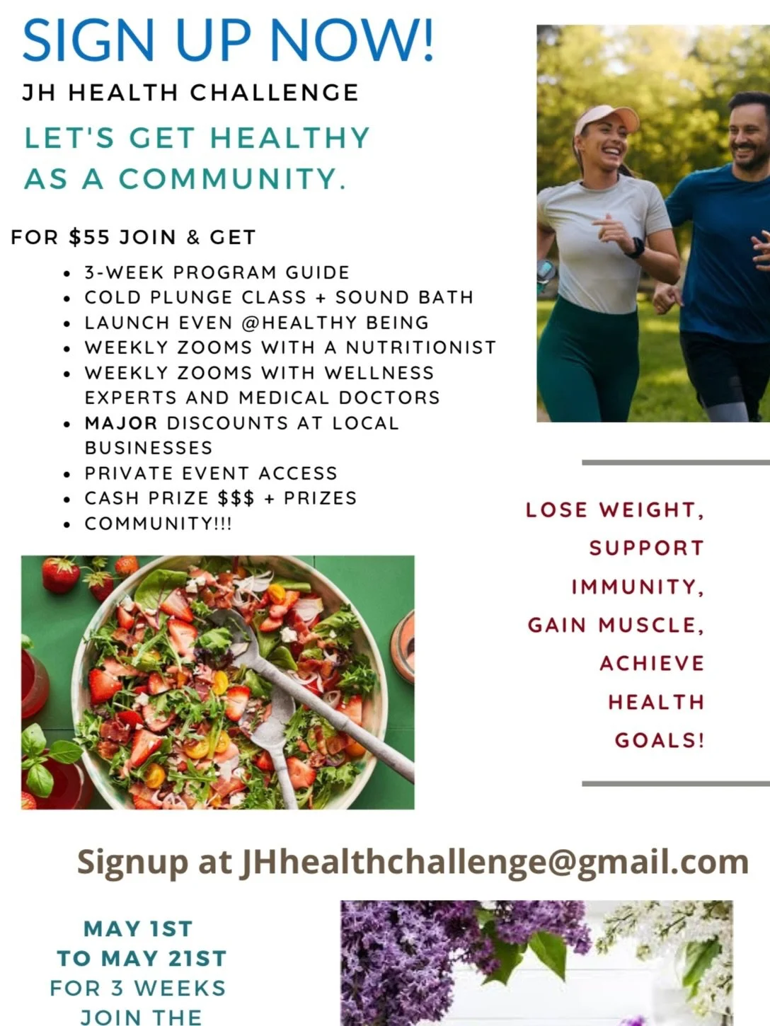 Jackson Hole Health Challenge is almost here!! We are hosting the launch party on Friday, May 1st from 4-6pm and we hope you&rsquo;ll join us ✨Small bites and tea will be served to kick off event. 
Healthy being is also offering 15% off for all parti