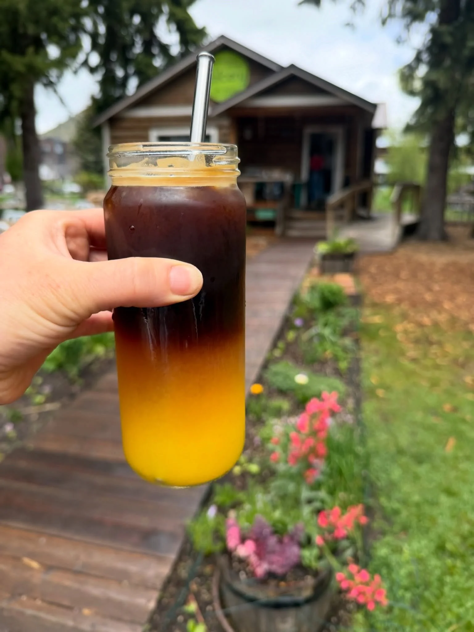 Meet our Organic Coconut Orange Americano ☕🍊🥥
 
The BEST summer drink was just crafted at Healthy Being and it is quite AMAZING ~ get on over here June 1st to get a sip of this! We&rsquo;re talking local espresso poured over @harmlessharvest organi