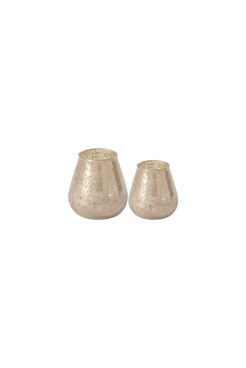 Rose Gold Mercury Glass Votive Holder