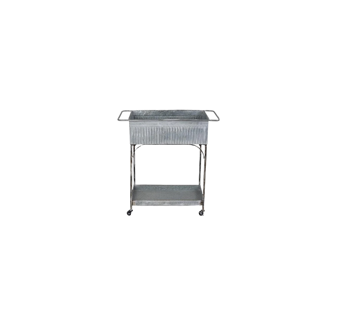 Galvanized Garden Cart