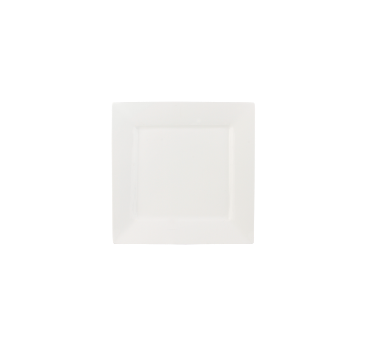 White Ceramic Square 15.5"