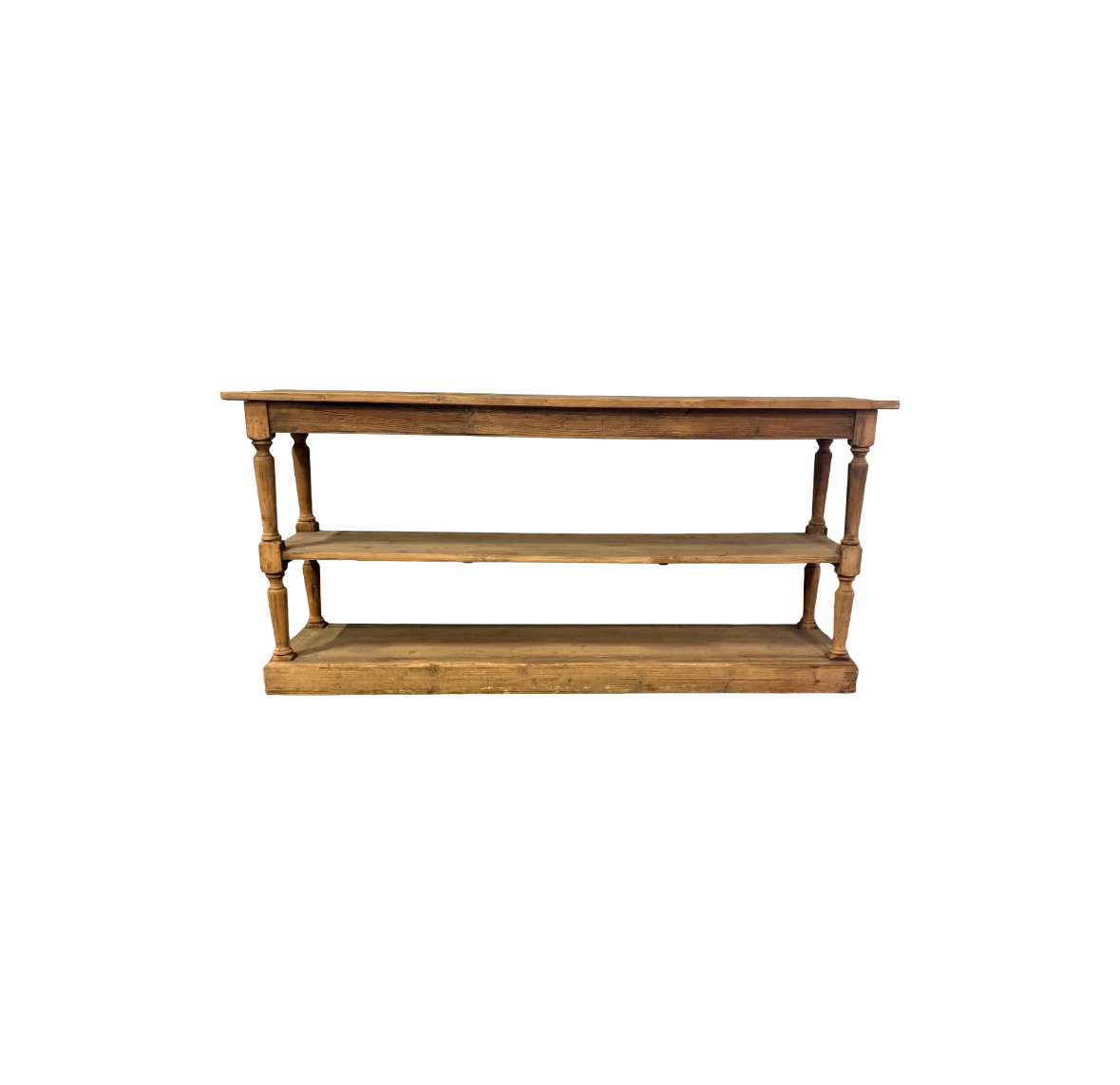 Natural Wood Console Table