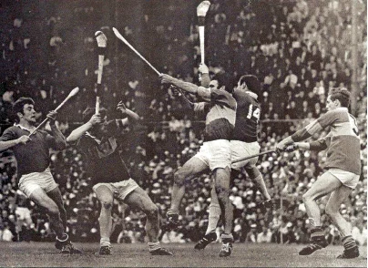 Cork v Tipperary in a Munster championship game, circa 1970