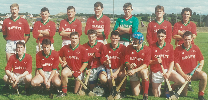 Cashel King Cormac’s, West senior hurling champions 1993 Back row, left to right: T.J. Connolly, Joe O’Leary, Donal Ryan, Pat O’Donoghue, John Ryan, Seanie O’Donoghue, Joe Minogue; Front row, left to right: Michael Butler, Ramie Ryan, Ailbe Bonnar, Colm Bonnar, Conal Bonnar, Cormac Bonnar, Willie Fitzell (capt.), Michael Perdue.