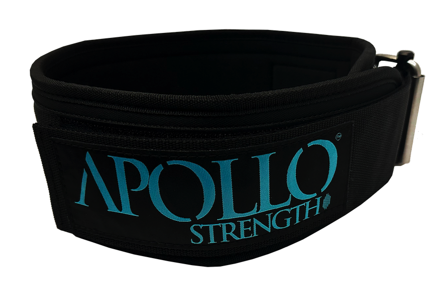 Apollo Strength 4%22 Light Blue Nylon Weight Lifting Belt (Small).png