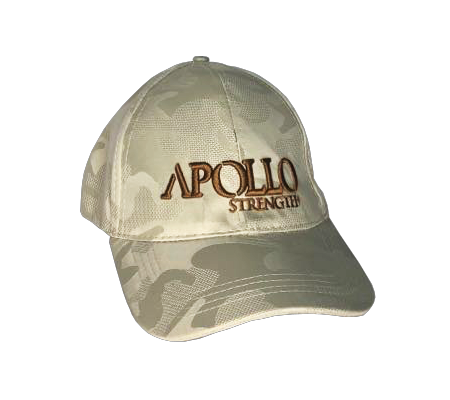 Apollo Strength Ball Cap Beige Camo w: gold logo (small).png