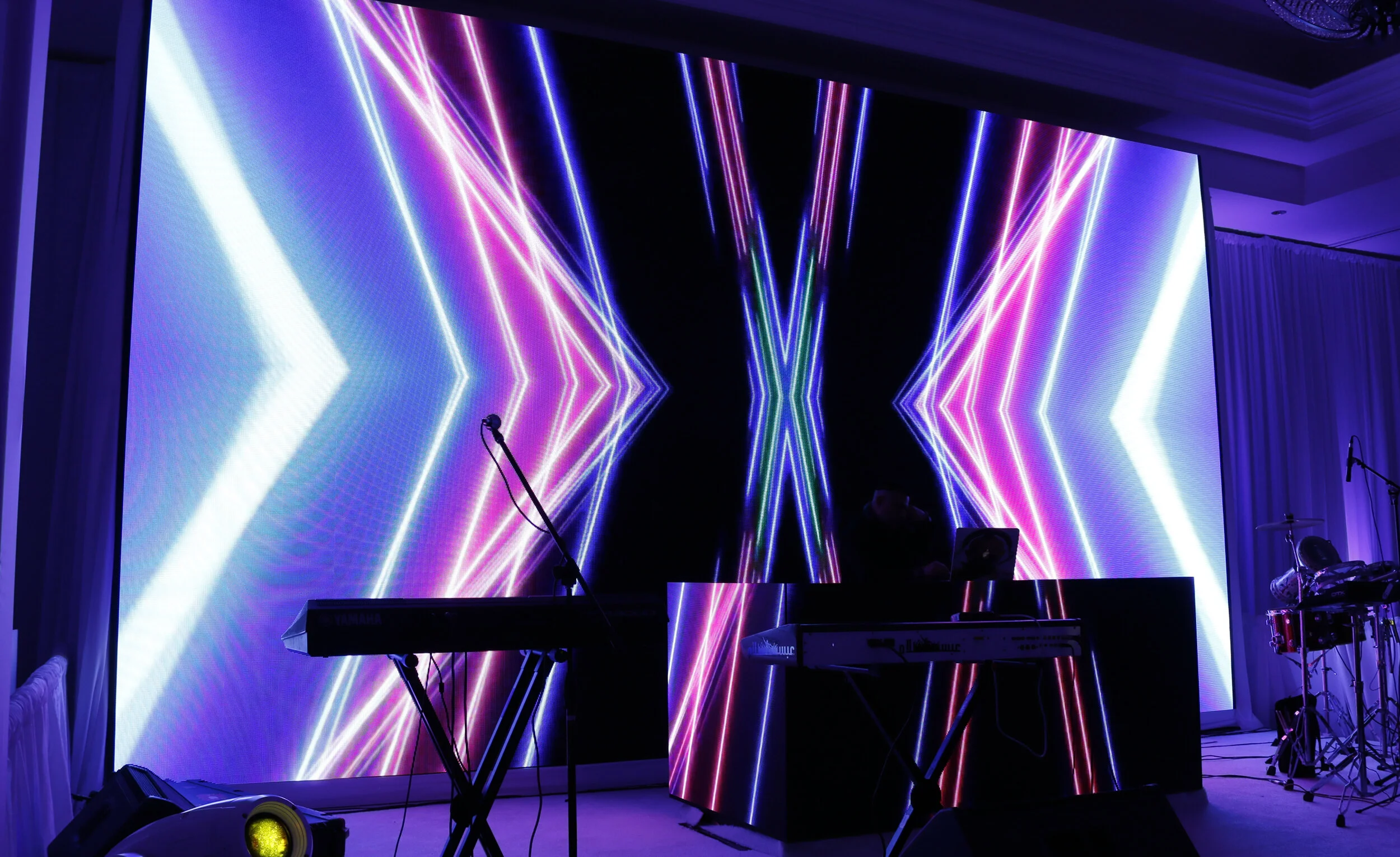 LED Wall w/ DJ LED Facade