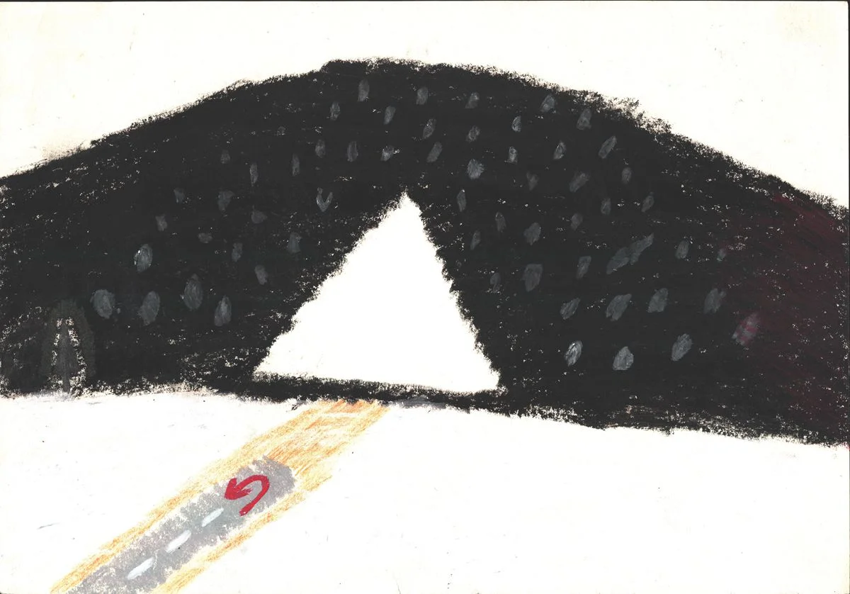 老泉(精神障碍)，角落，2014，纸上油画棒，37.5×26.3cm.jpg