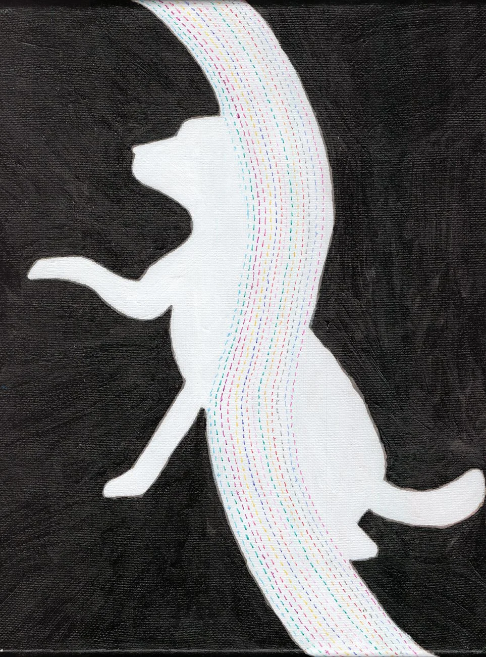媛媛(精神障碍)，光之源，2016，布面丙烯，24×30cm.jpg