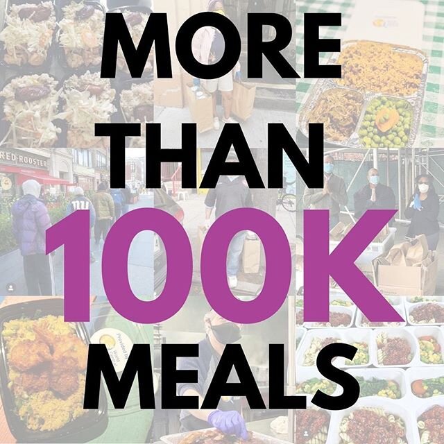TGIF! We definitely could not let the week end without giving you some great news. With your donations and the good works of our participating restaurants, we have provided more than 100,000 meals in support of @wckitchen #RestaurantsForThePeople #Ha