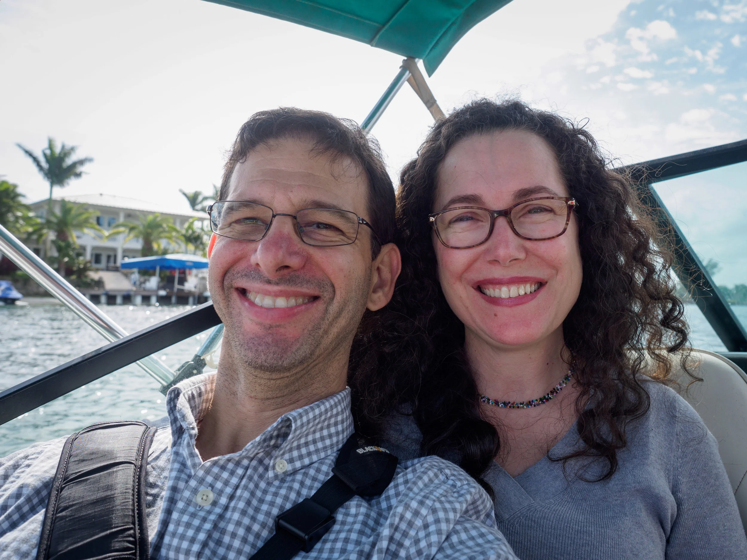 Felipe Vidal, volunteer photographer and his lovely wife.