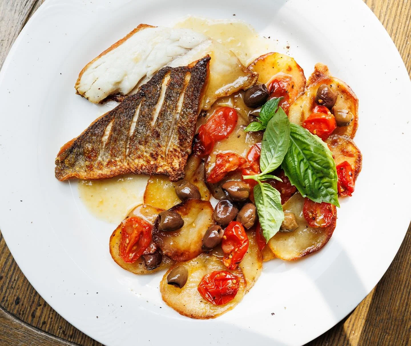 Can&rsquo;t make it to the Mediterranean?  We can transport you there but our delicious branzino at  Fiaschetteria East!  Call to book your table! 🌊 🐟 🍝 ❤️ 🍷