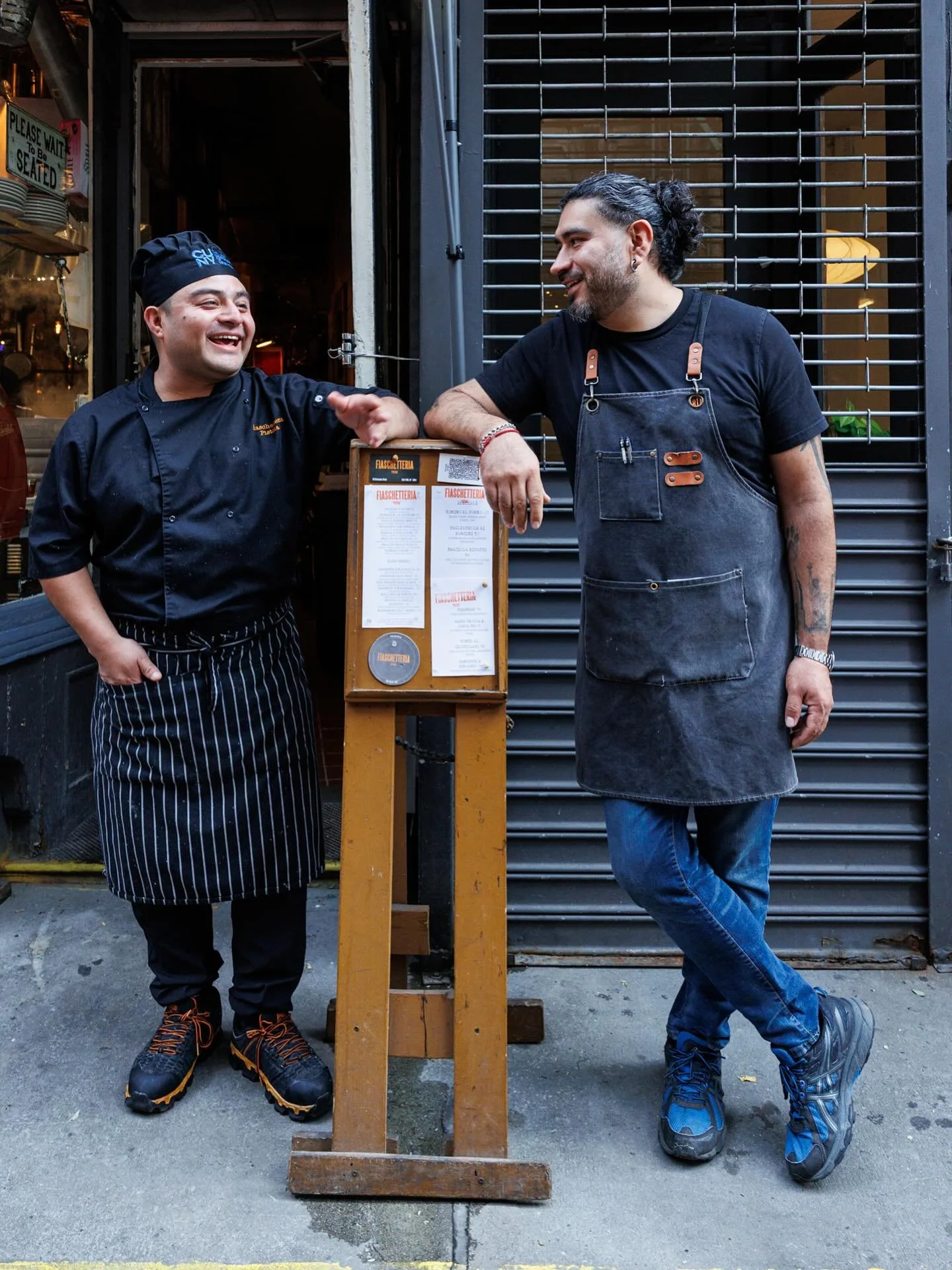 The guys behind the magic at Fiaschetteria West!  Chef Angel and Esteban el Jefe!  Doors open 5:30 pm, first come first serve!