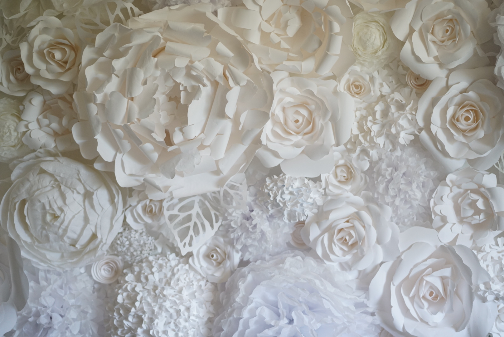 large chanel paper flower wall inspired wedding backdrop wall for world of  posh NY