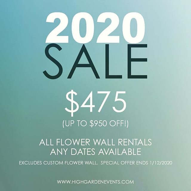 Limited time only!! All flower walls sale!
Must book by 1/12/2020
Don't miss your chance!
#wedding #weddings #dweddings #dallasengagement #dallasweddings #dallas #dallasbrides #flower #flowerwall #paperflowerwall #paperflower #dallasevents