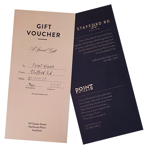 Voucher Point Wines Stafford Road