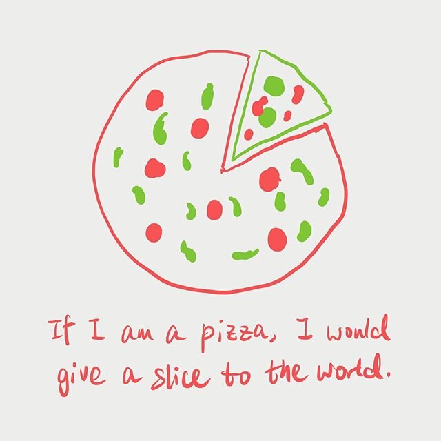 I don&rsquo;t really like pizza 🍕 , but if you insist on a conversation about pizza... #doodle #2020 #souldrool #pizza