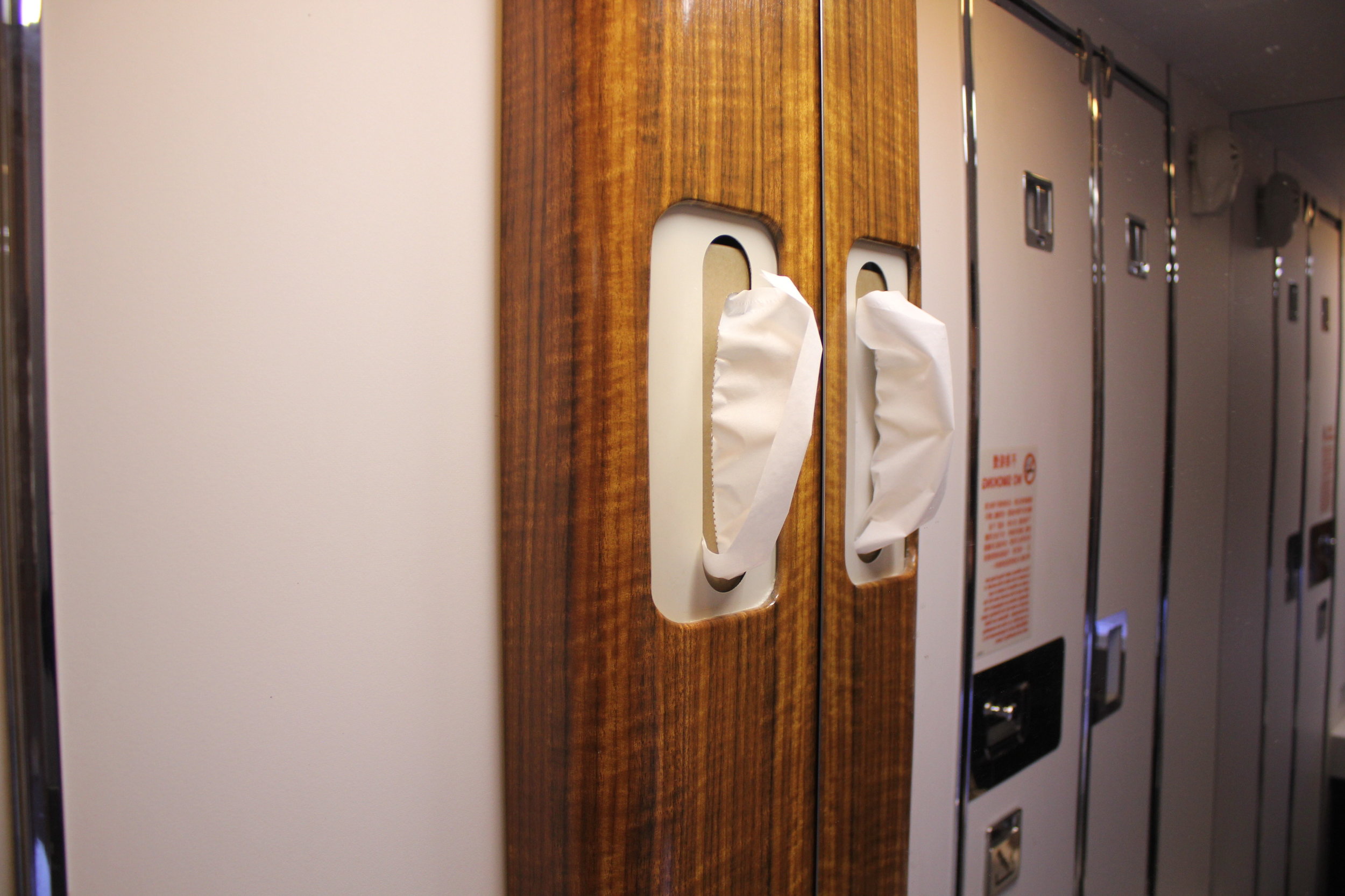 Cathay Pacific First Class – Restroom
