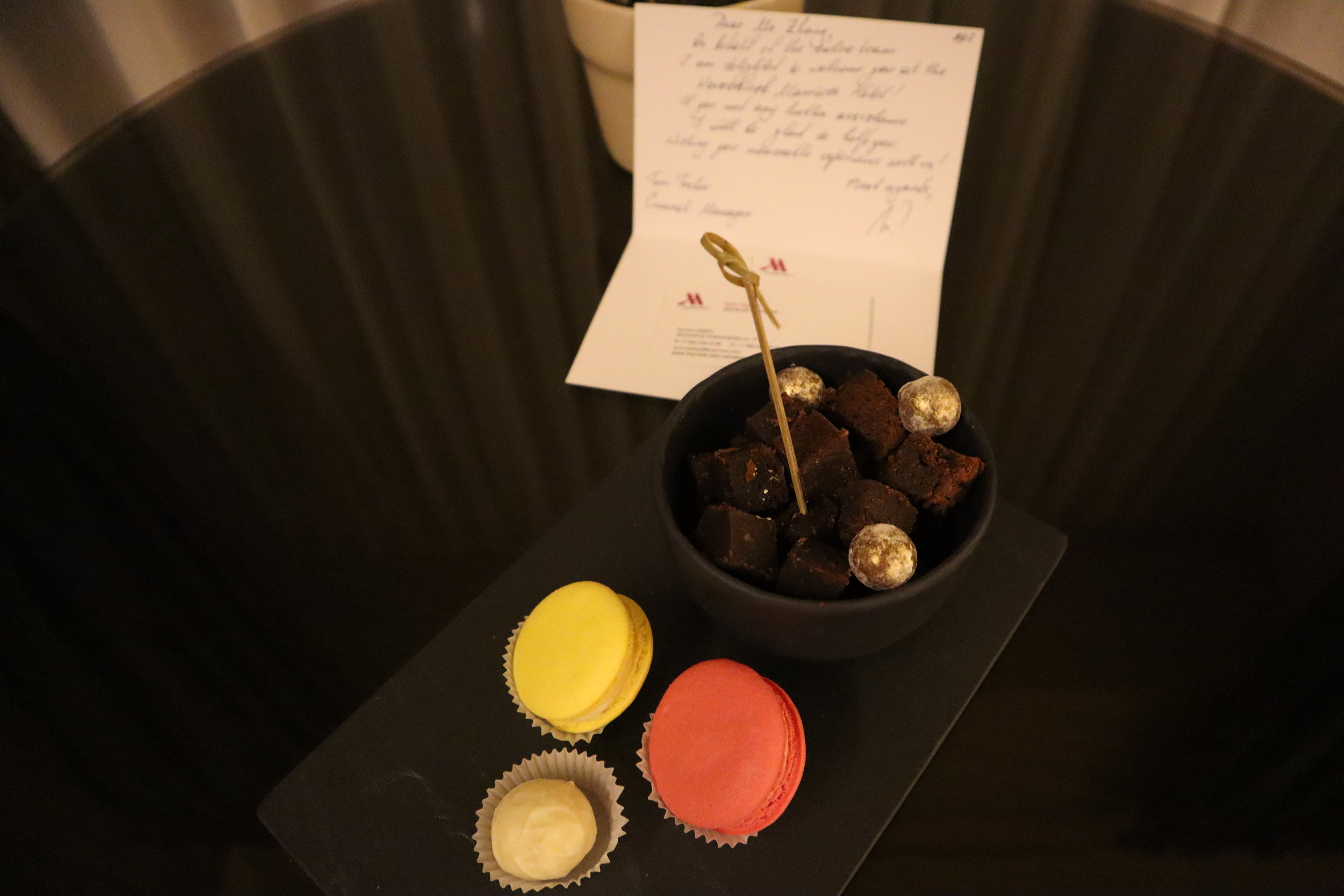 Marriott Novosibirsk – Welcome amenity