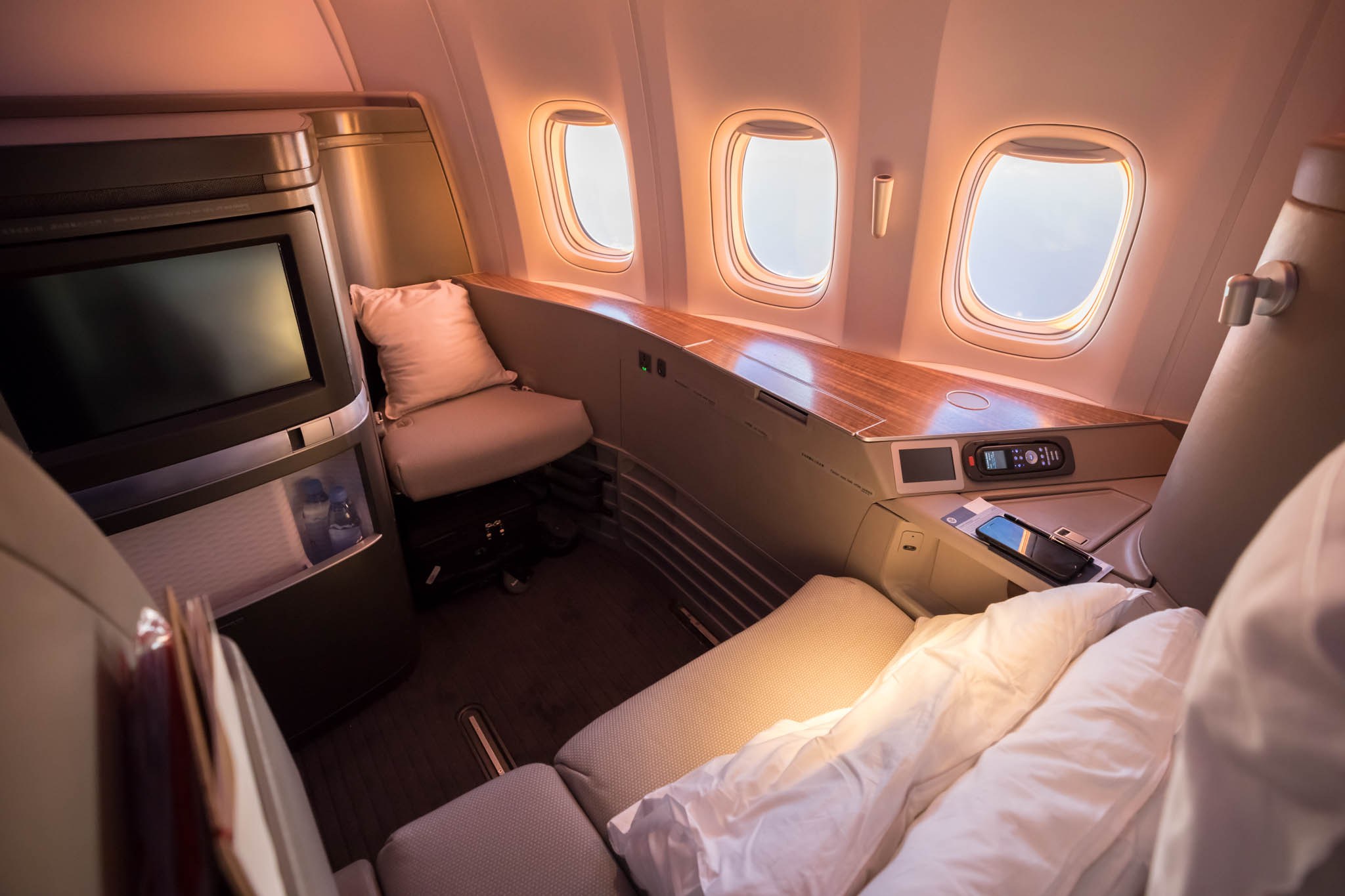 Fly Cathay Pacific First Class for just 35,000 miles!