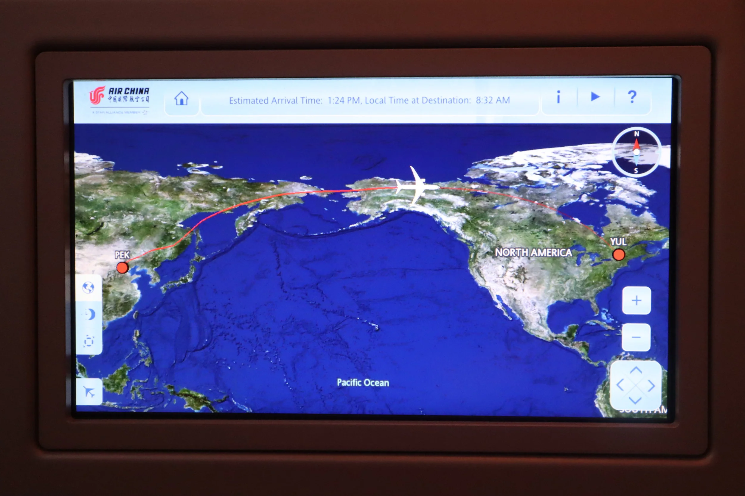 Air China business class – Airshow