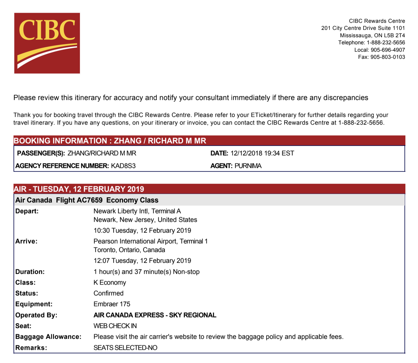 cibc travel rewards hours