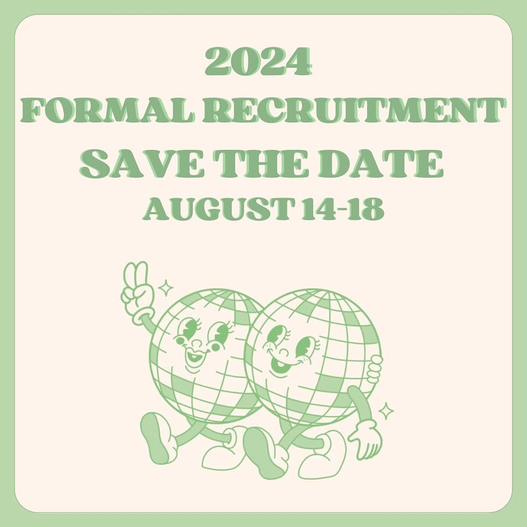 THE COUNTDOWN IS ON😆🎉 
we are so excited to announce the dates for formal recruitment! you can pre-register for recruitment with the link in our bio!