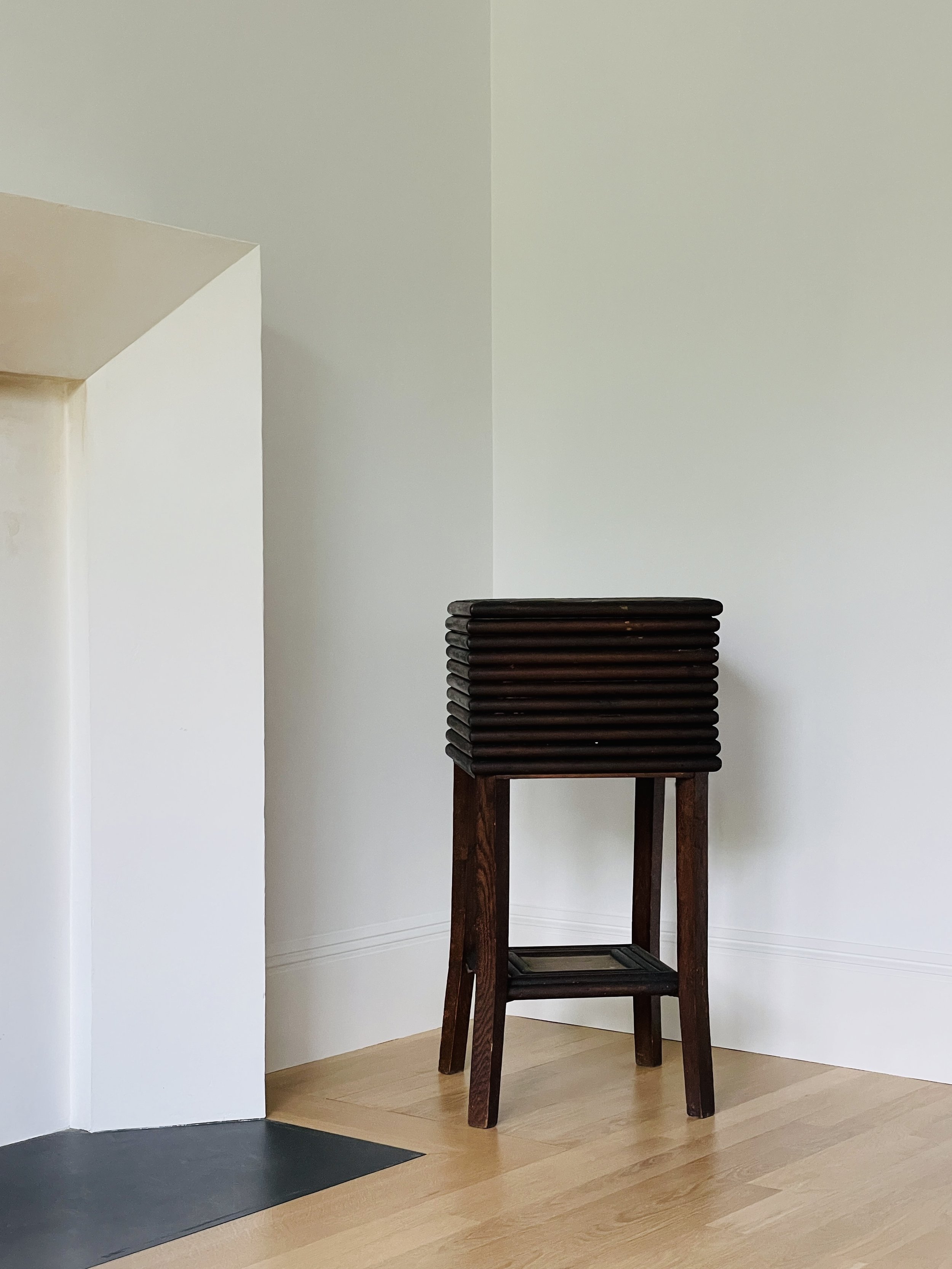 MATERI(A)NTIQUES TRAMP WOOD SIDE TABLE WITH INTERIOR TRAY(4).jpg