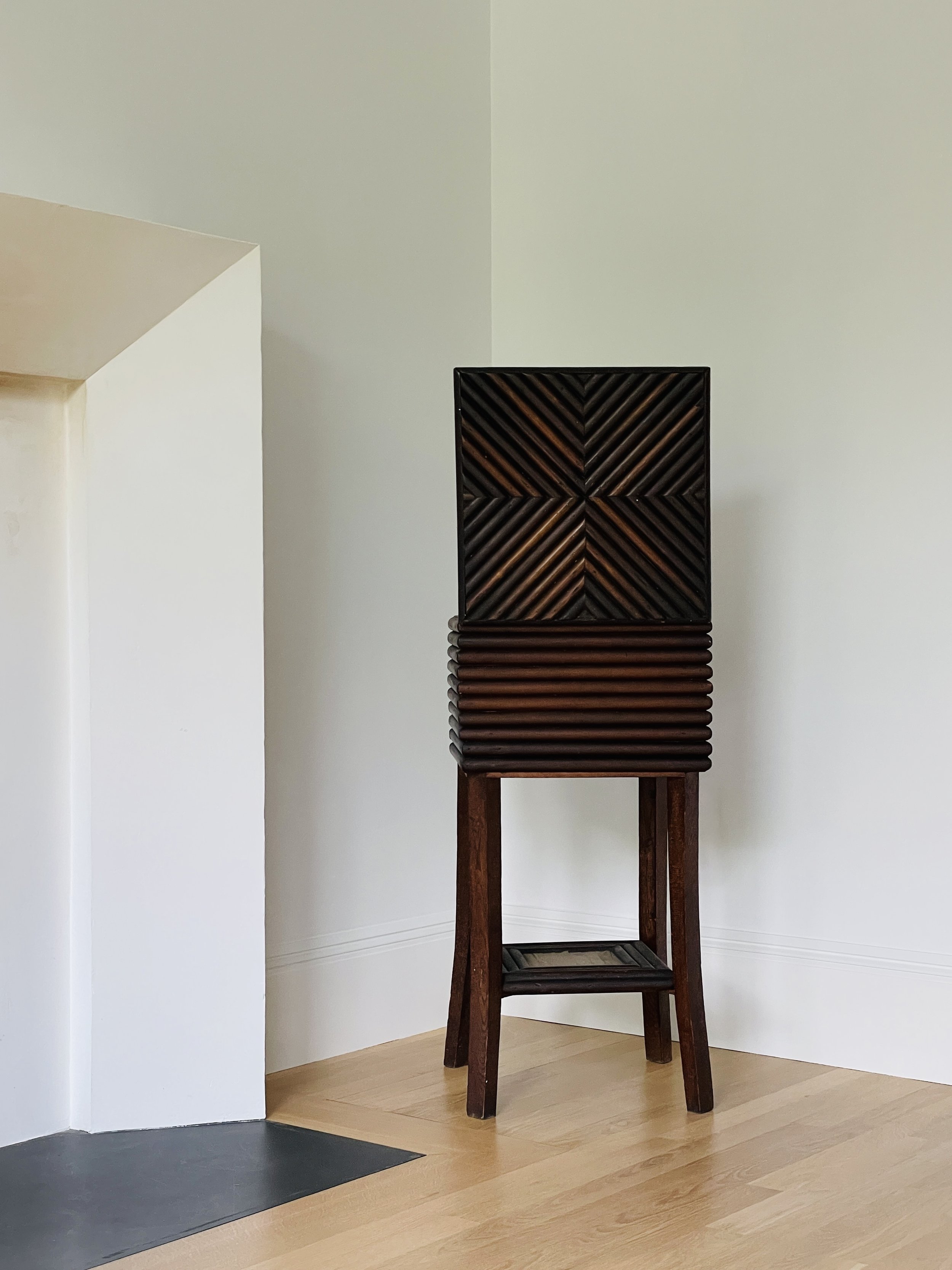 MATERI(A)NTIQUES TRAMP WOOD SIDE TABLE WITH INTERIOR TRAY(5).jpg