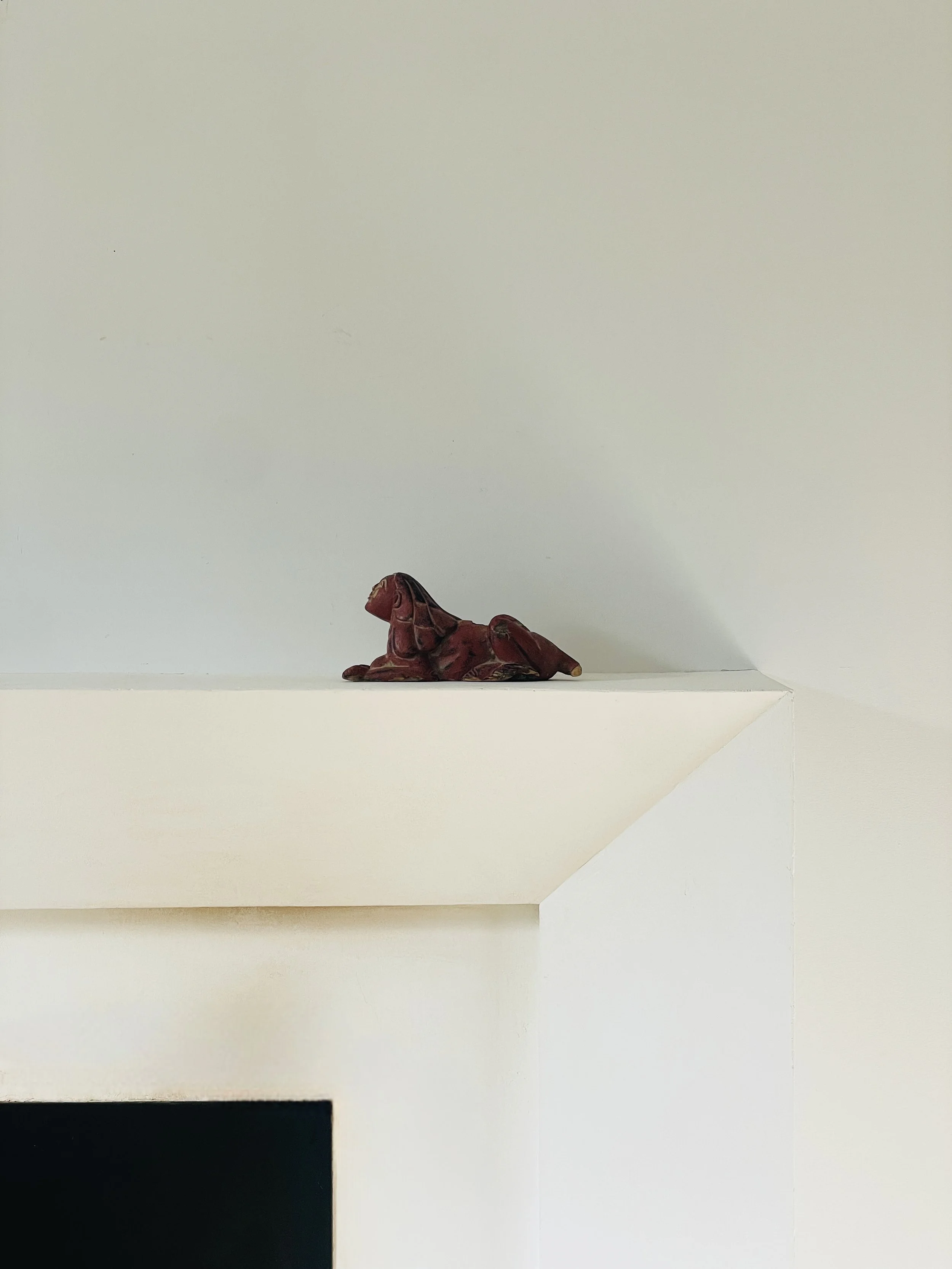 MATERI(A)NTIQUES THAI RED PAINTED WOOD SPHYNX CARVING.jpg