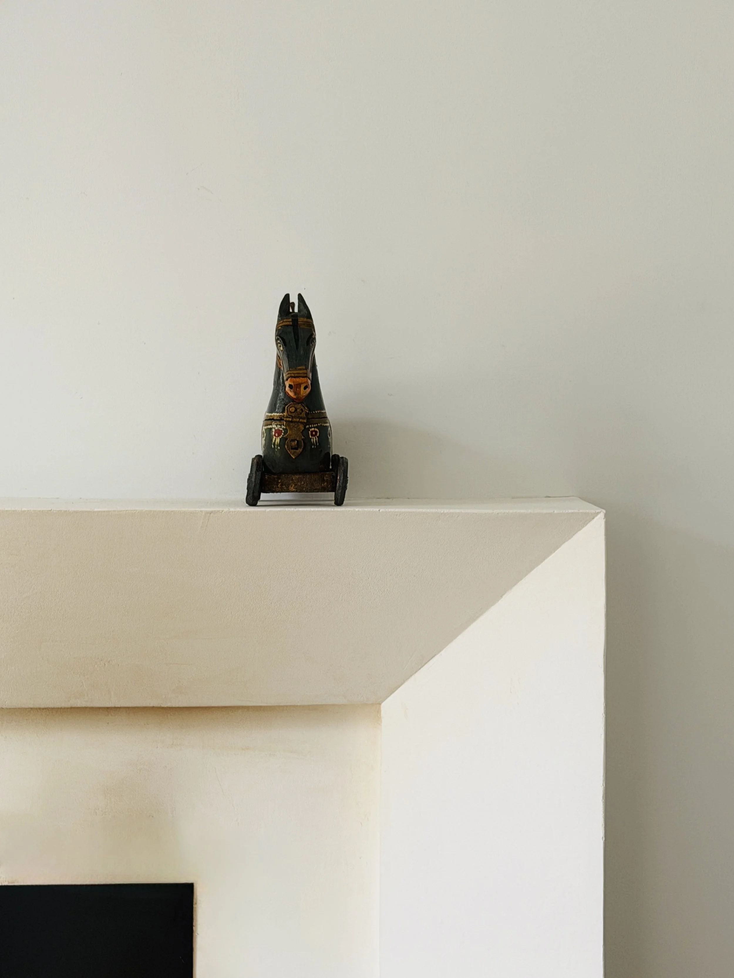 MATERI(A)NTIQUES PAINTED WOOD RAJASTHANI SPICE HORSE.2.jpg