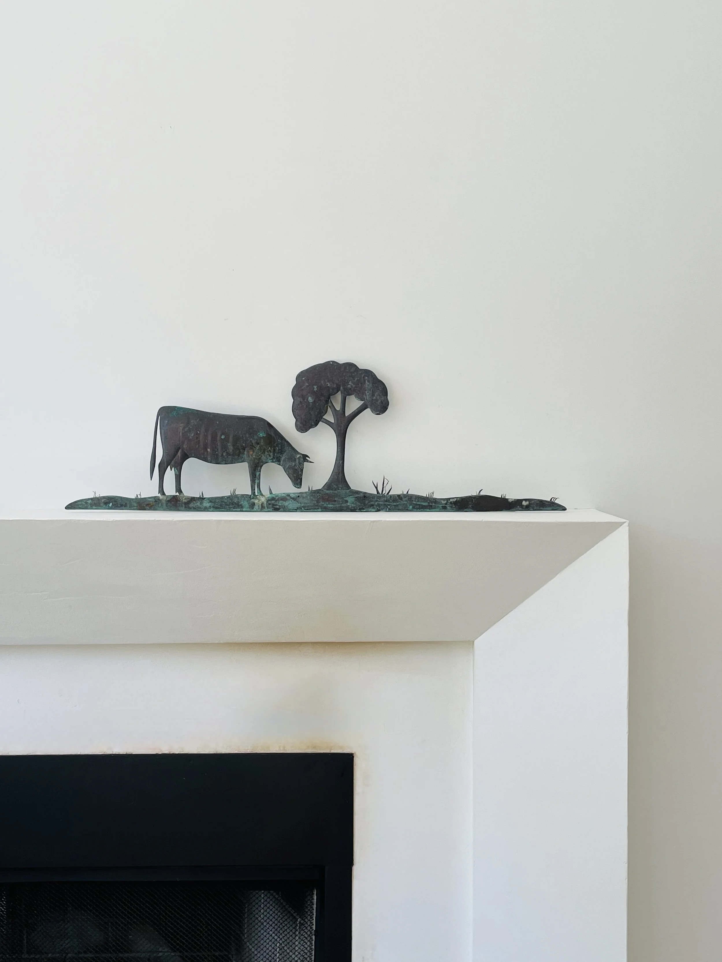 MATERI(A)NTIQUES LONG COPPER COW AND TREE HANGING.jpg