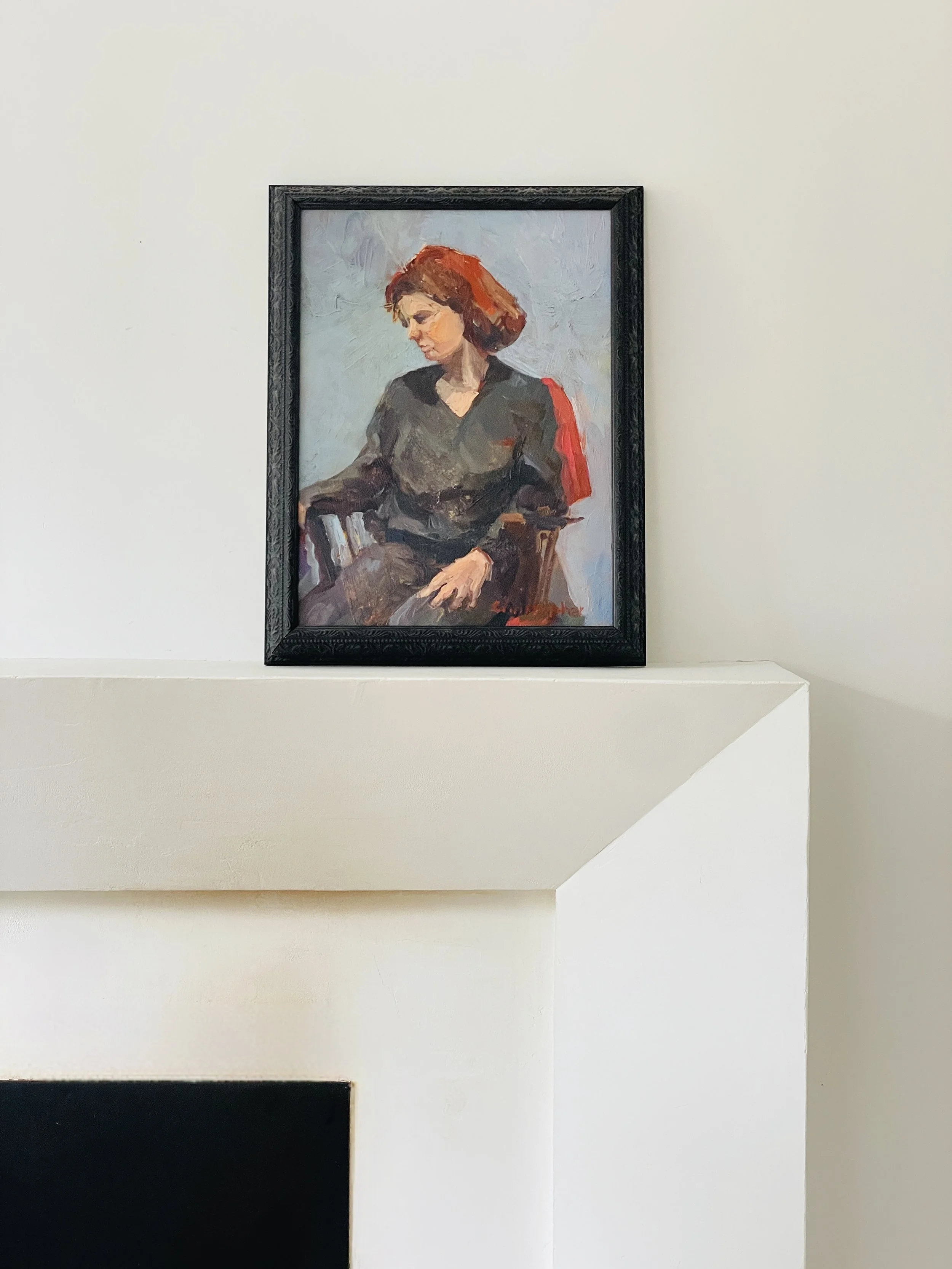 MATERI(A)NTIQUES RED HAIRED PORTRAIT PAINTING.jpg
