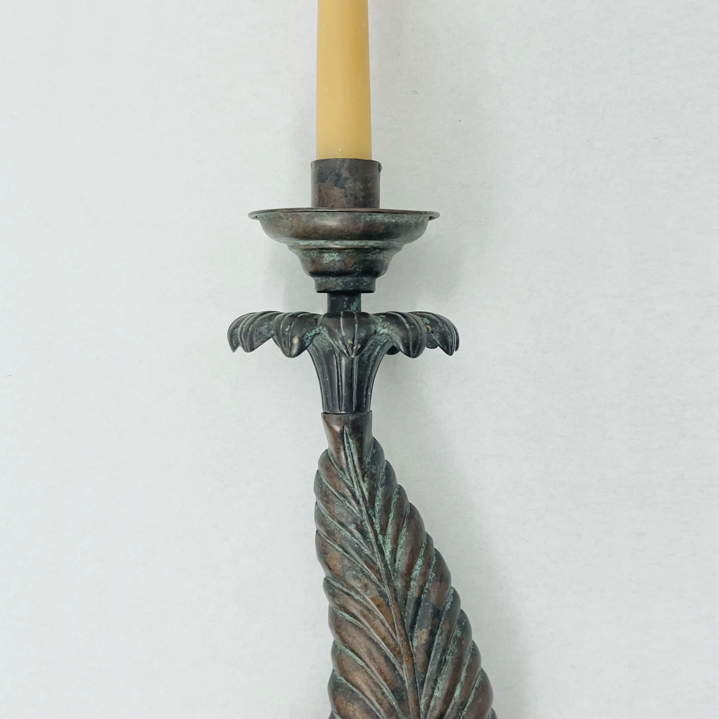 MATERI(A)NTIQUES BRONZE WINGED WALL MOUNTED CANDLE HOLDER(6).jpg
