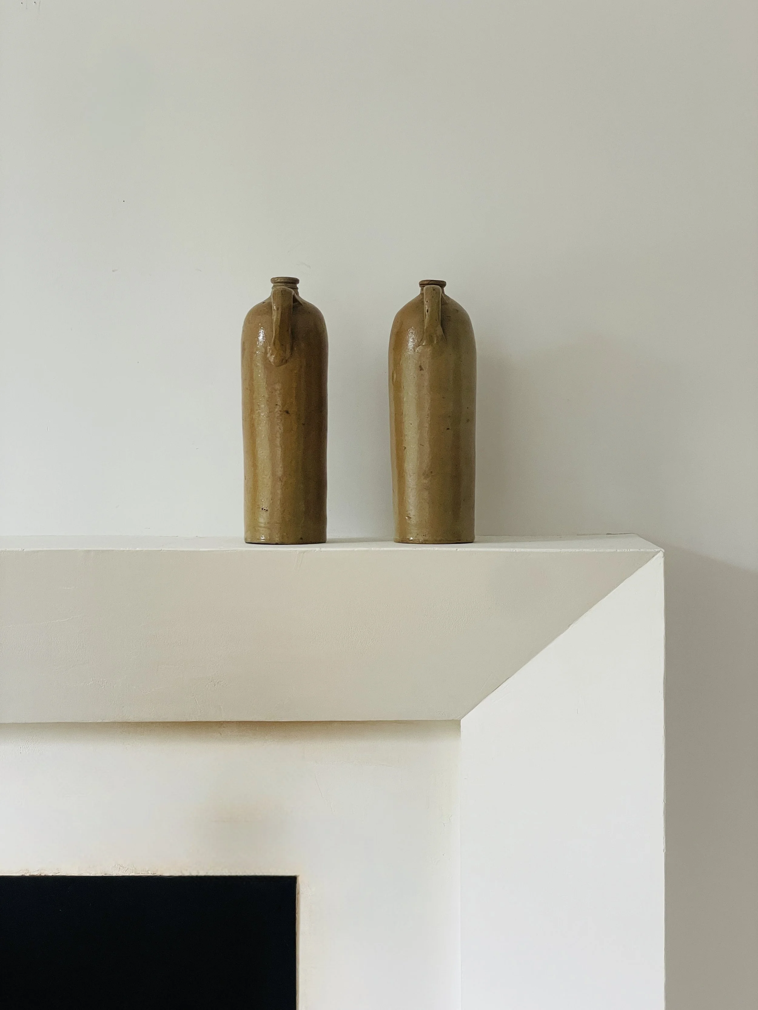 MATERI(A)NTIQUES OCHRE CERAMIC JUG SET.3.jpg