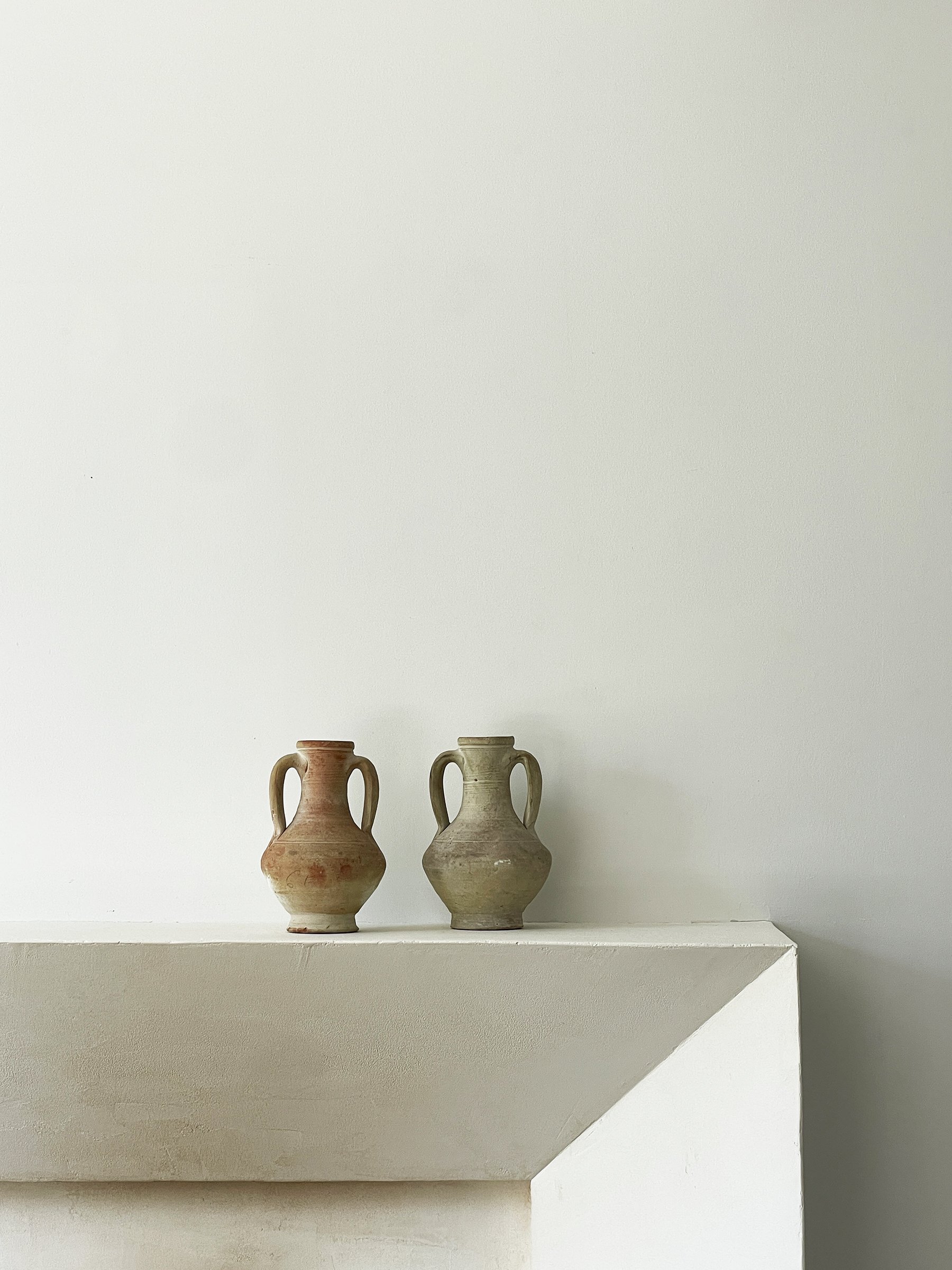 MATERI(A)NTIQUES SMALL DOUBLE ARM CERAMIC URNS.jpg