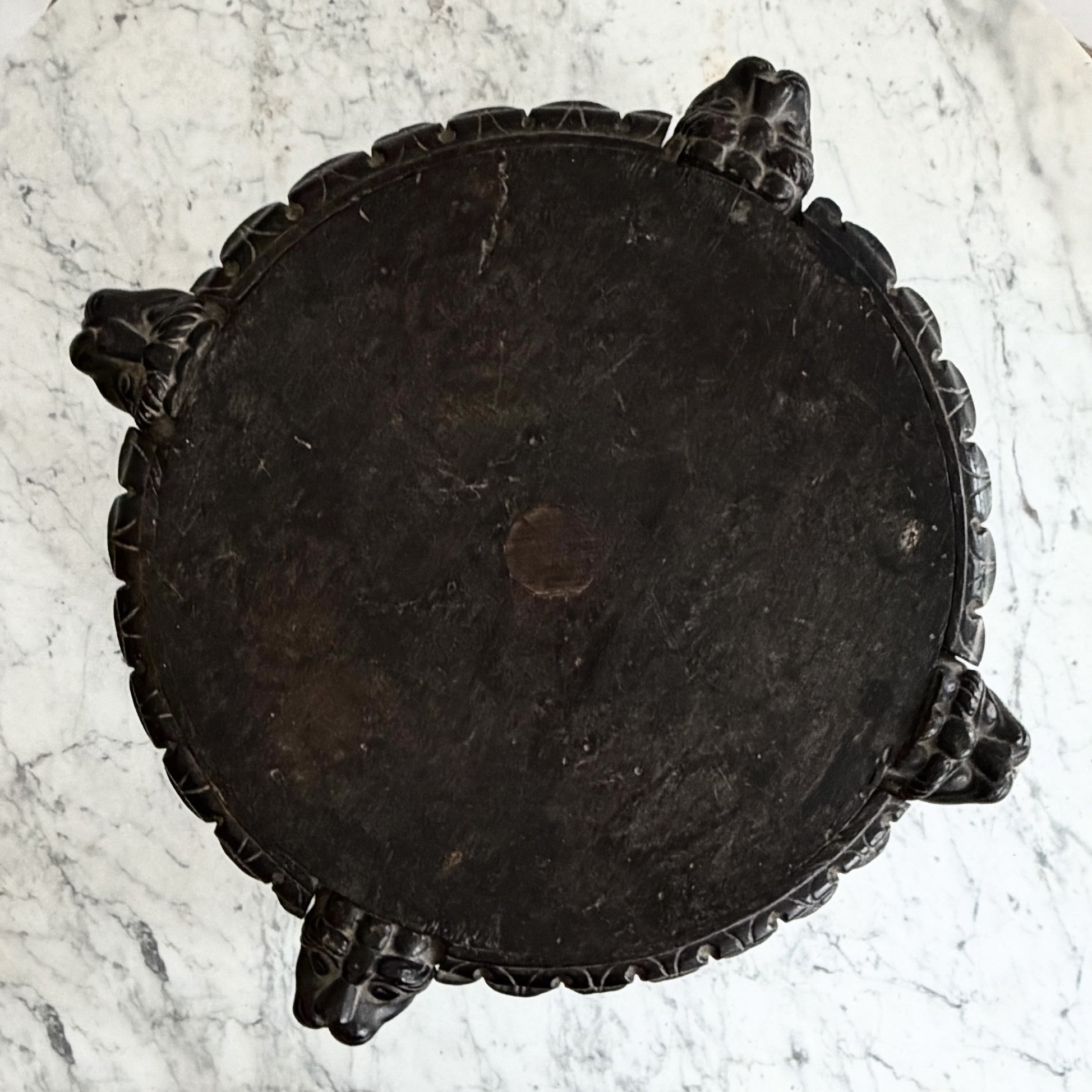 MATERI(A)NTIQUES CARVED TEAK FLOWER AND DRAGON OCCASIONAL TABLE(5).jpg