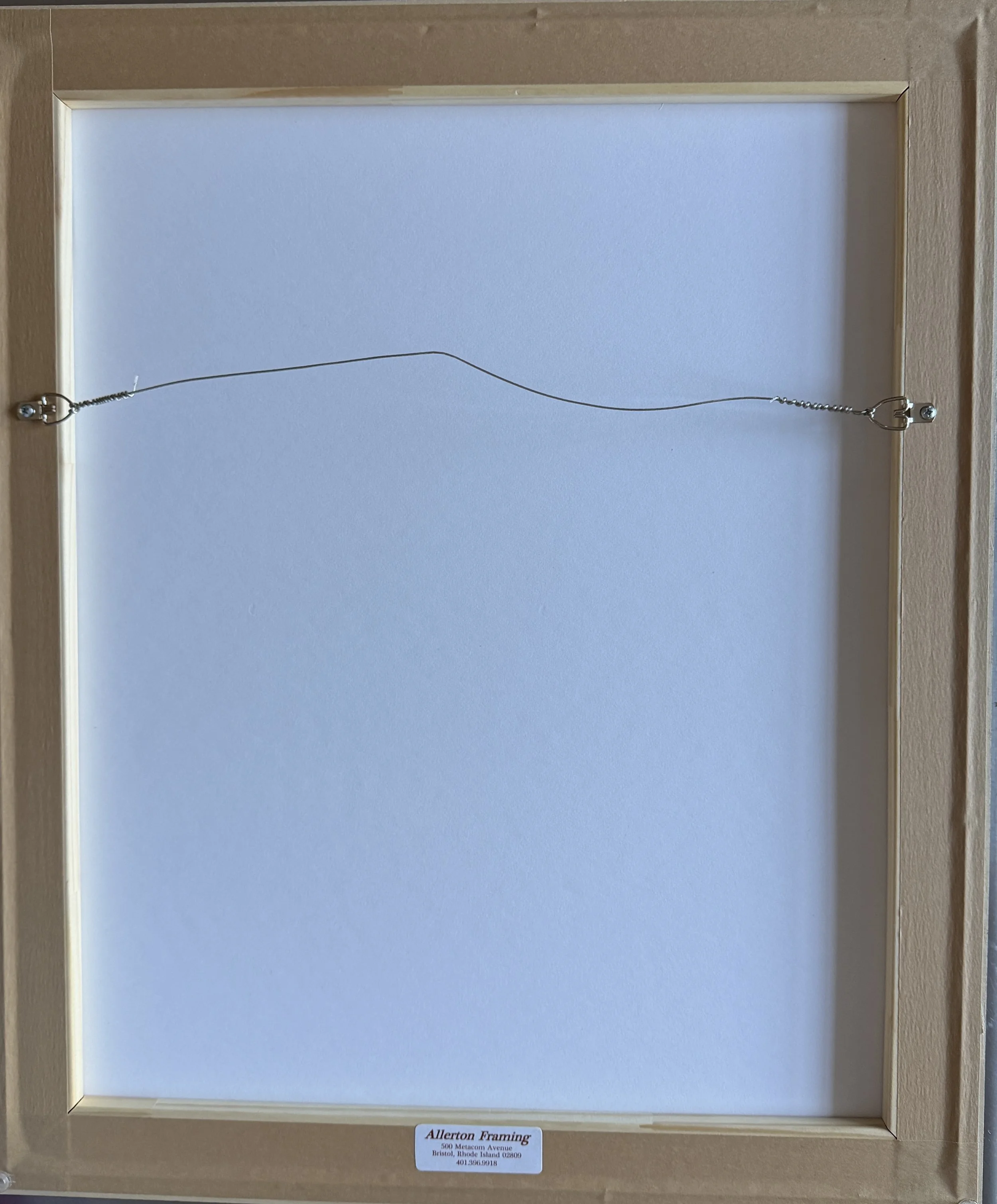 MATERI(A)NTIQUES LARGE CHARCOAL DRAWING OF ROAD AND MOUNTAIN WITH NEW MAT, FRAME AND GLASS 055-A(4).jpg