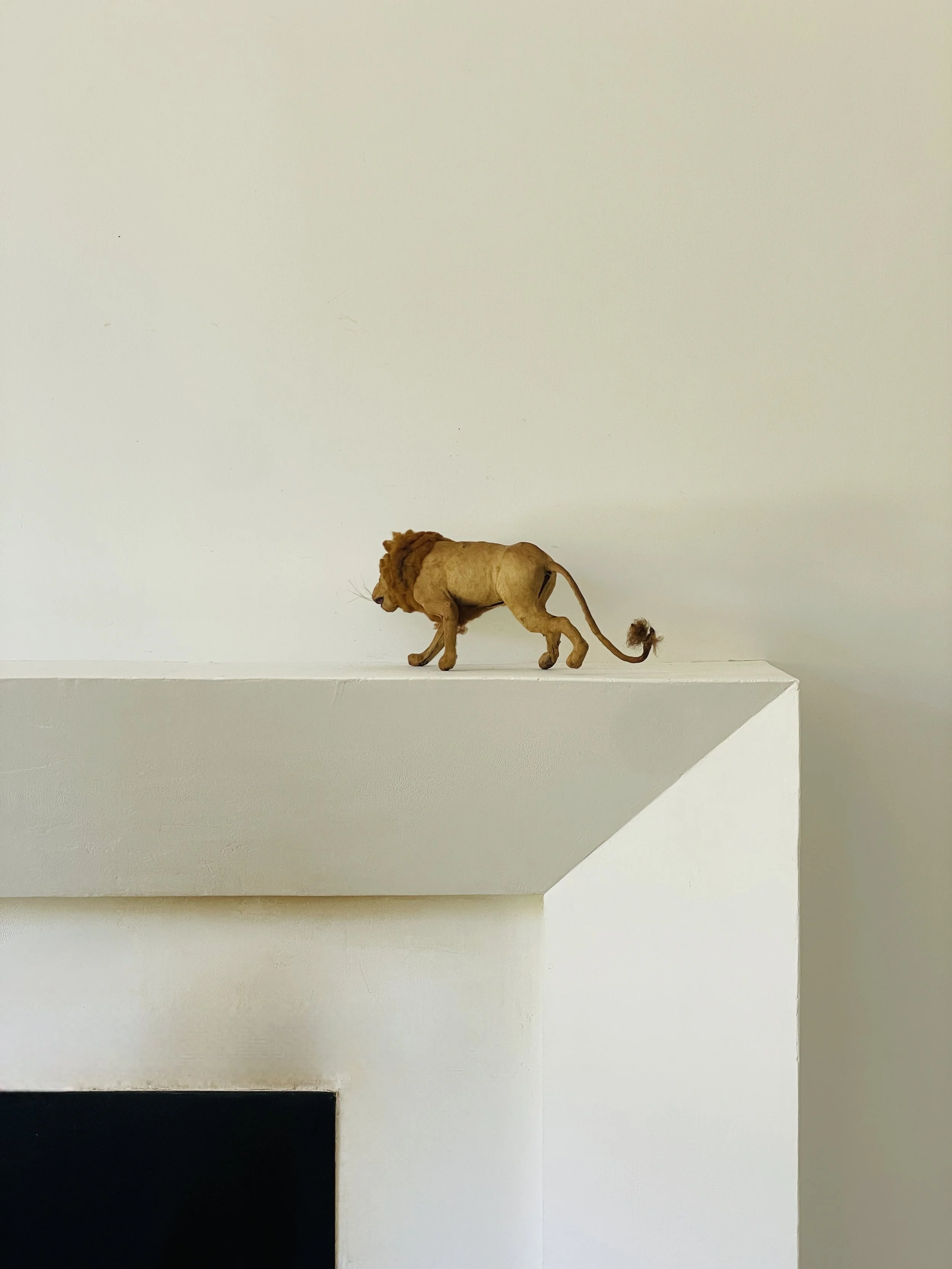 MATERI(A)NTIQUES MEDIUM FUR AND WOOL LION TOY(4).jpg