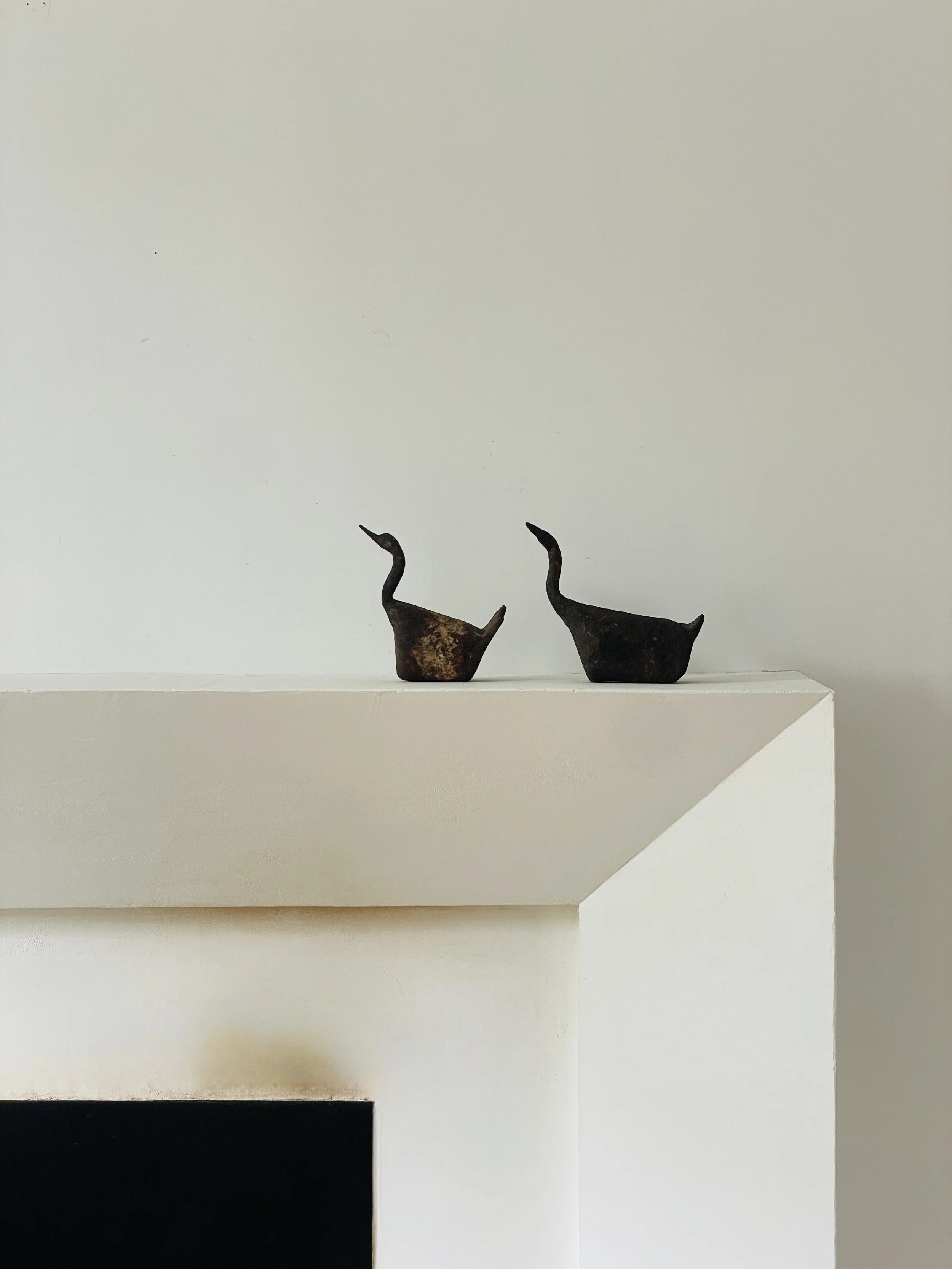 MATERI(A)NTIQUES METAL SWAN SET WITH RUST PATINA(4).jpg