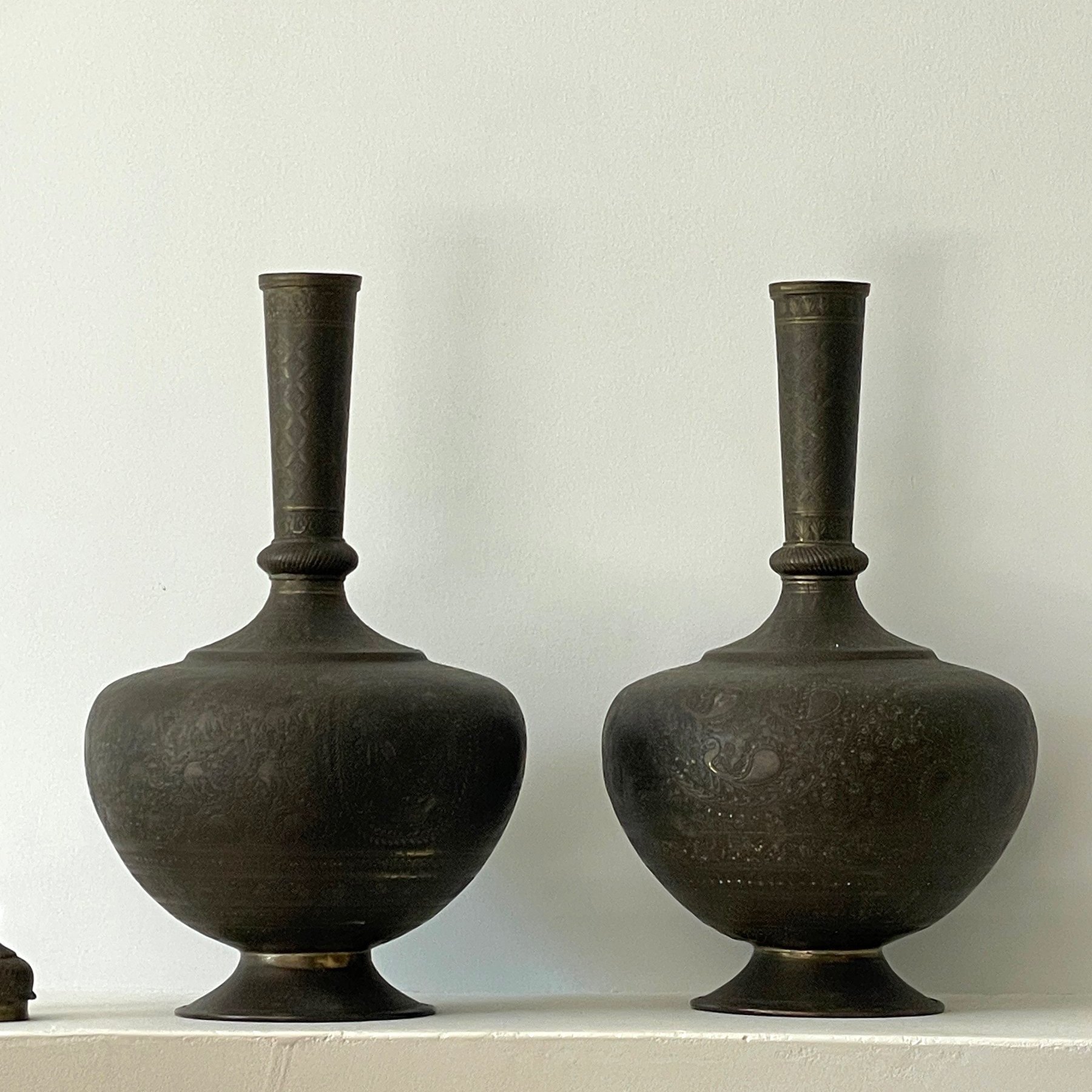 MATERI%28A%29NTIQUES+SET+OF+TWO+MEDIUM+BRASS+MIDDLE+EASTERN+LIDDED+VESSELS%282%29.jpg
