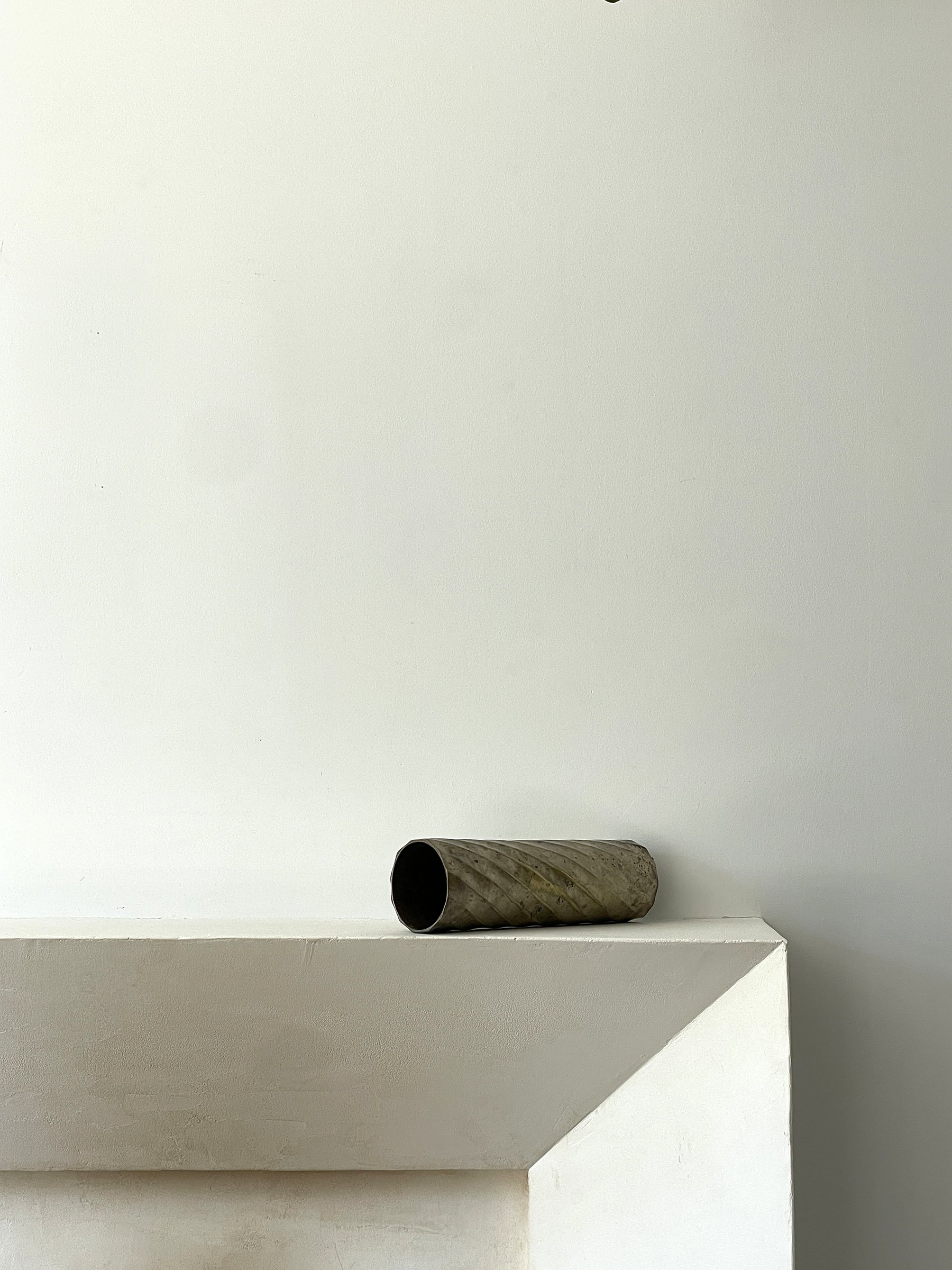 MATERI(A)NTIQUES MEDIUM METAL TWIST VASE.jpg