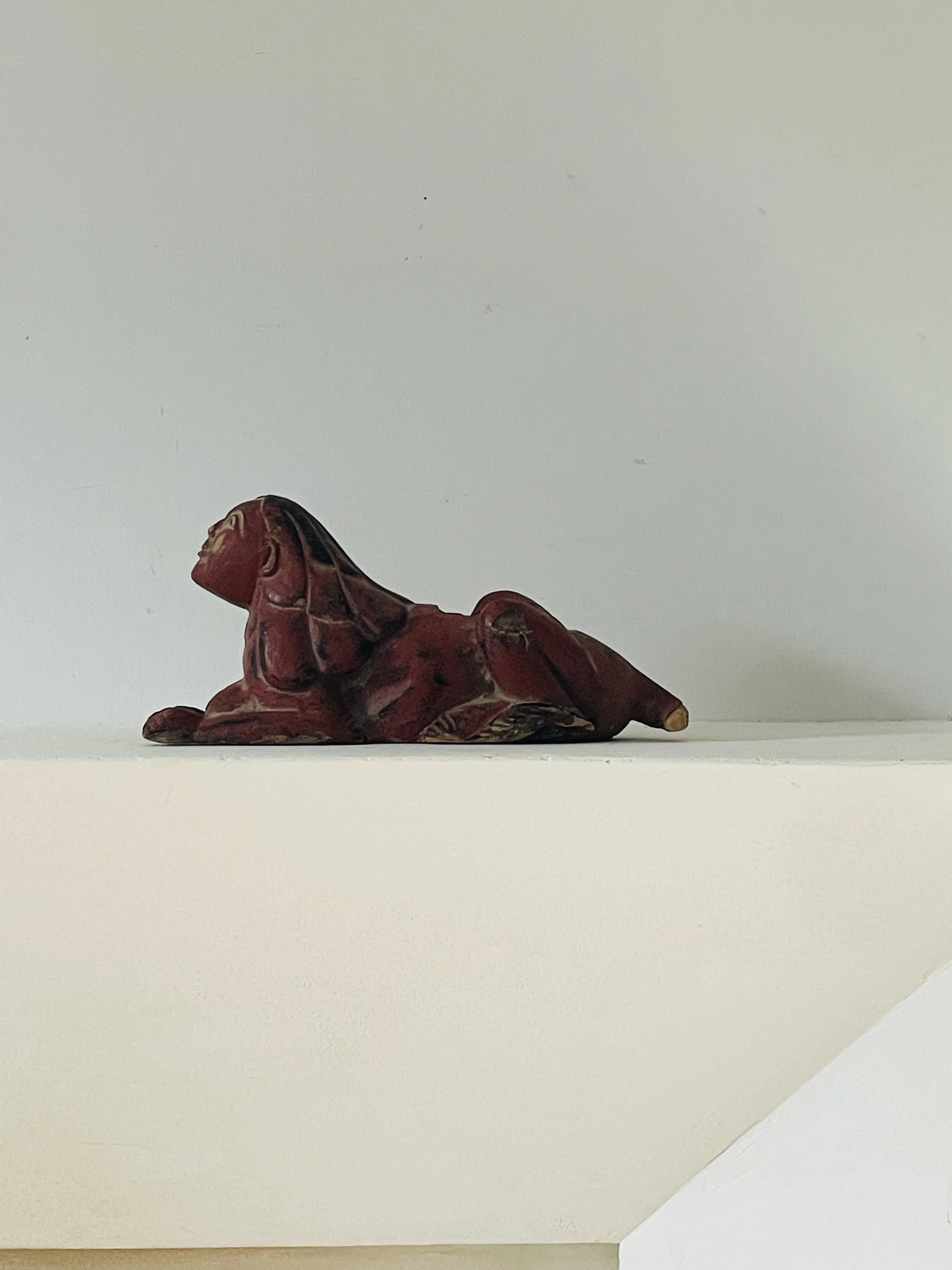 MATERI(A)NTIQUES THAI RED PAINTED WOOD SPHYNX CARVING(5).jpg