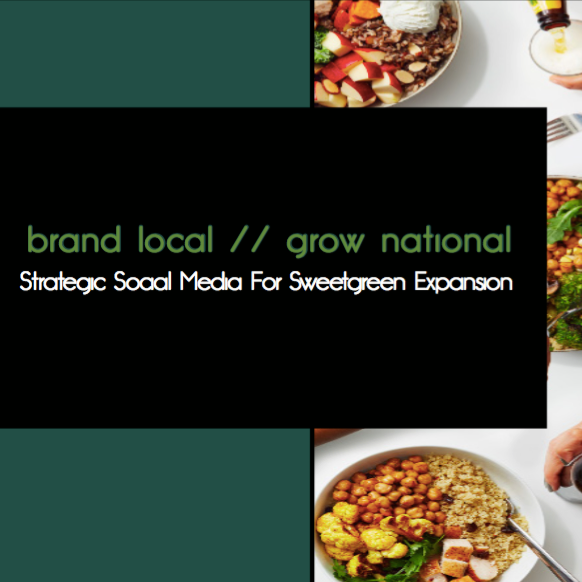 Strategic Branding: Sweetgreen