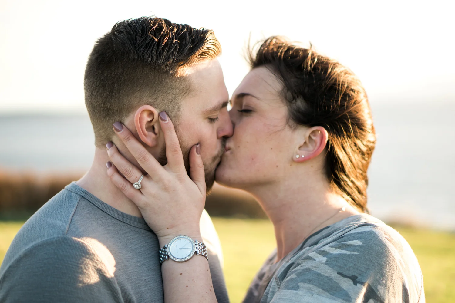 whidbey island engagement session - fort casey - admiralty head lighthouse - nate & kristina - seattle wedding photographer