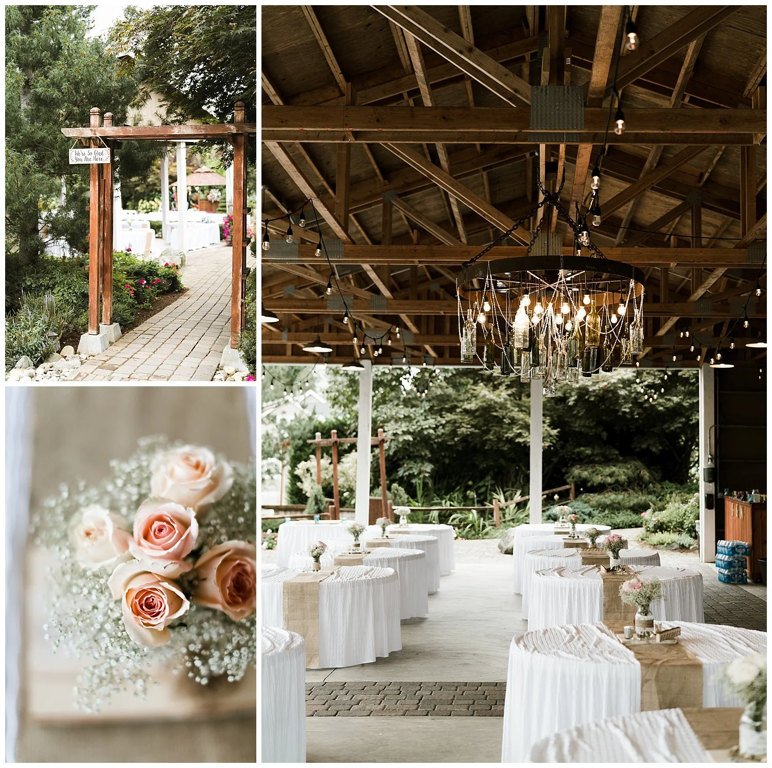 Pacific Northwest Outdoor Wedding Winding Path Gardens