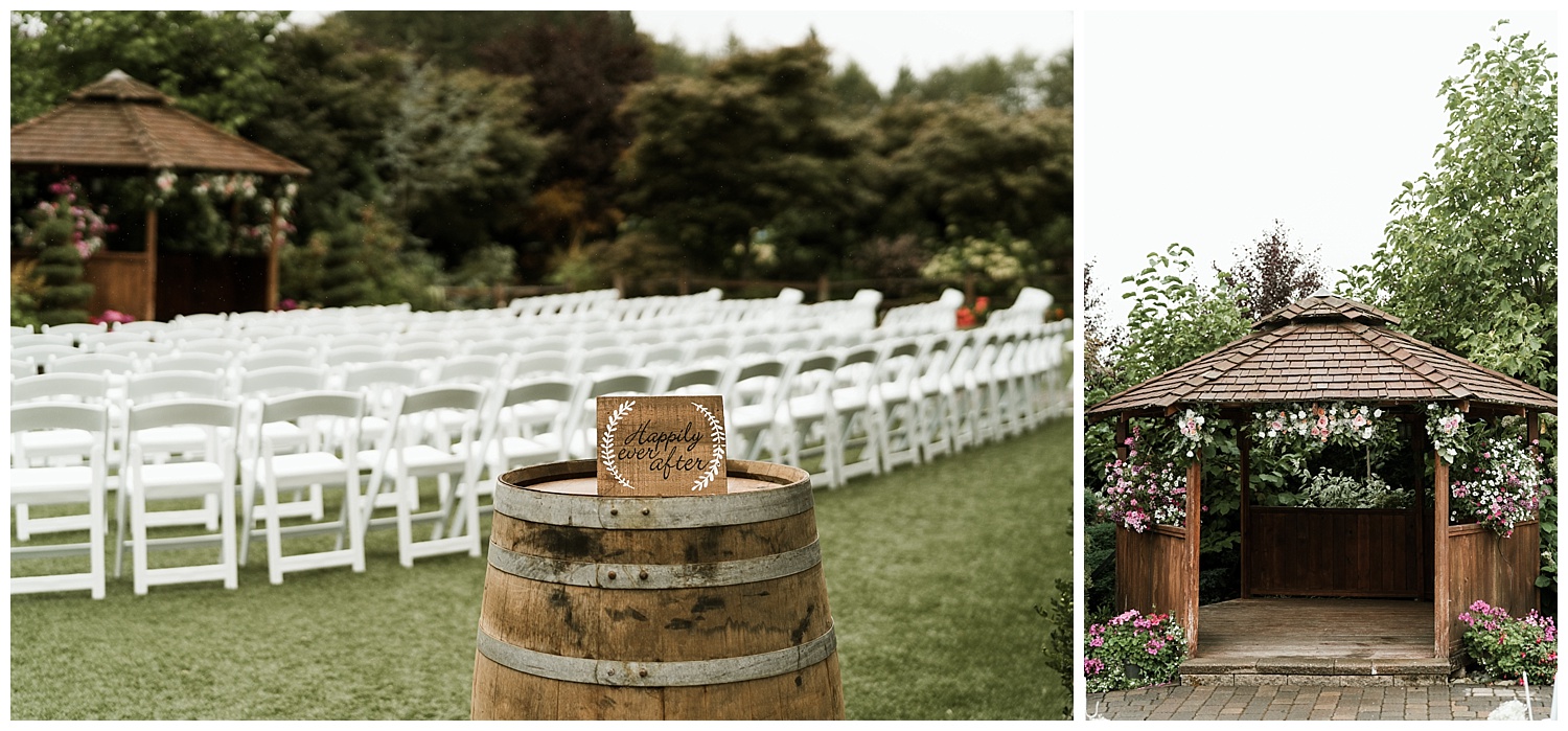 Rustic Chic Wedding | ceremony details | PNW wedding photographer 