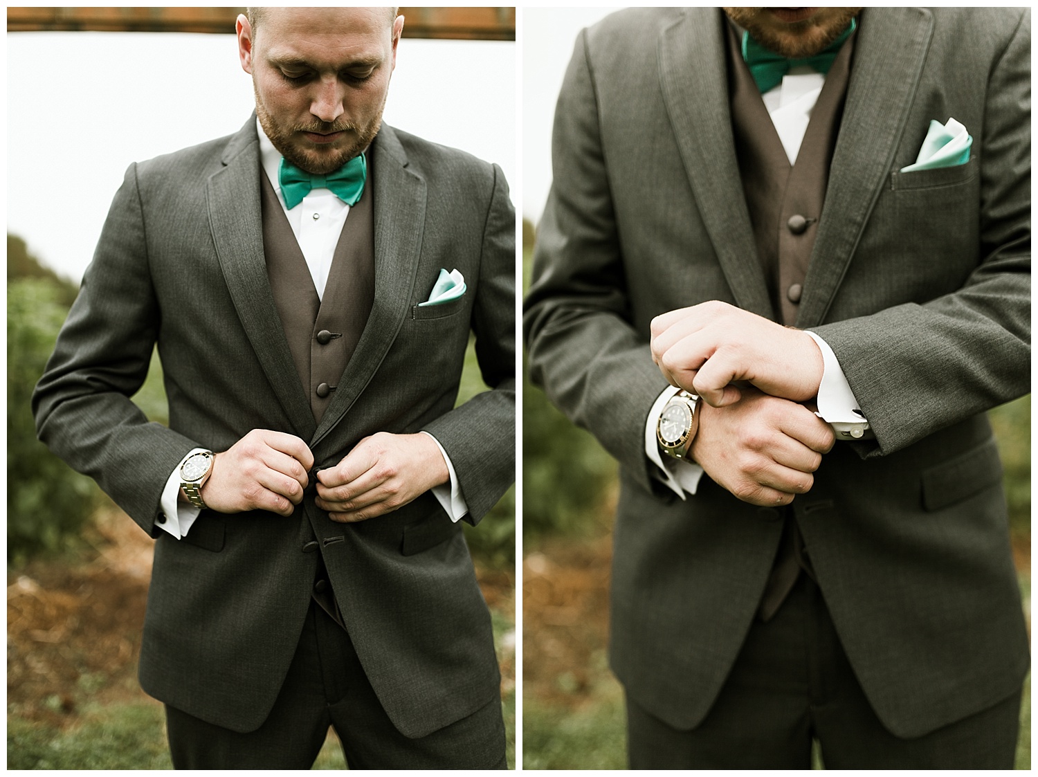 Rustic Chic Wedding | Groomsmen Portraits | PNW wedding photographer 